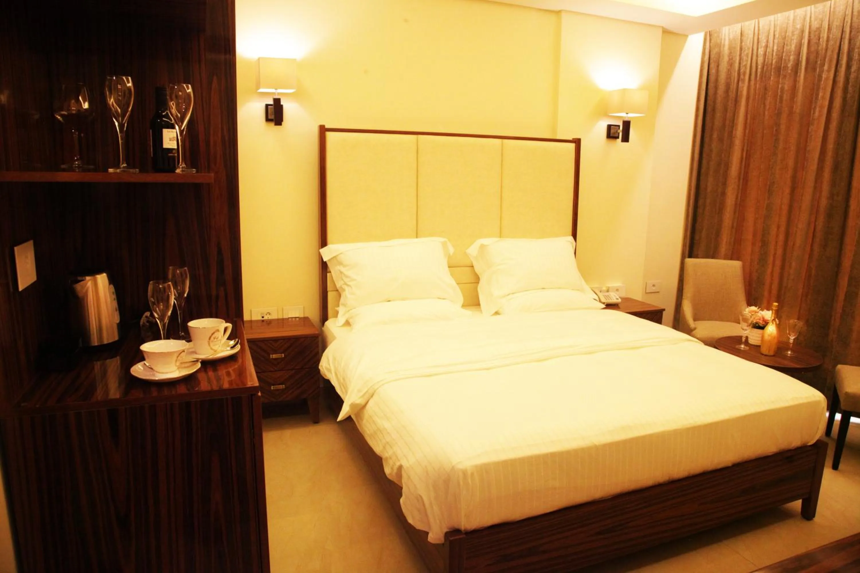 Bed in Grand Concerto Hotel