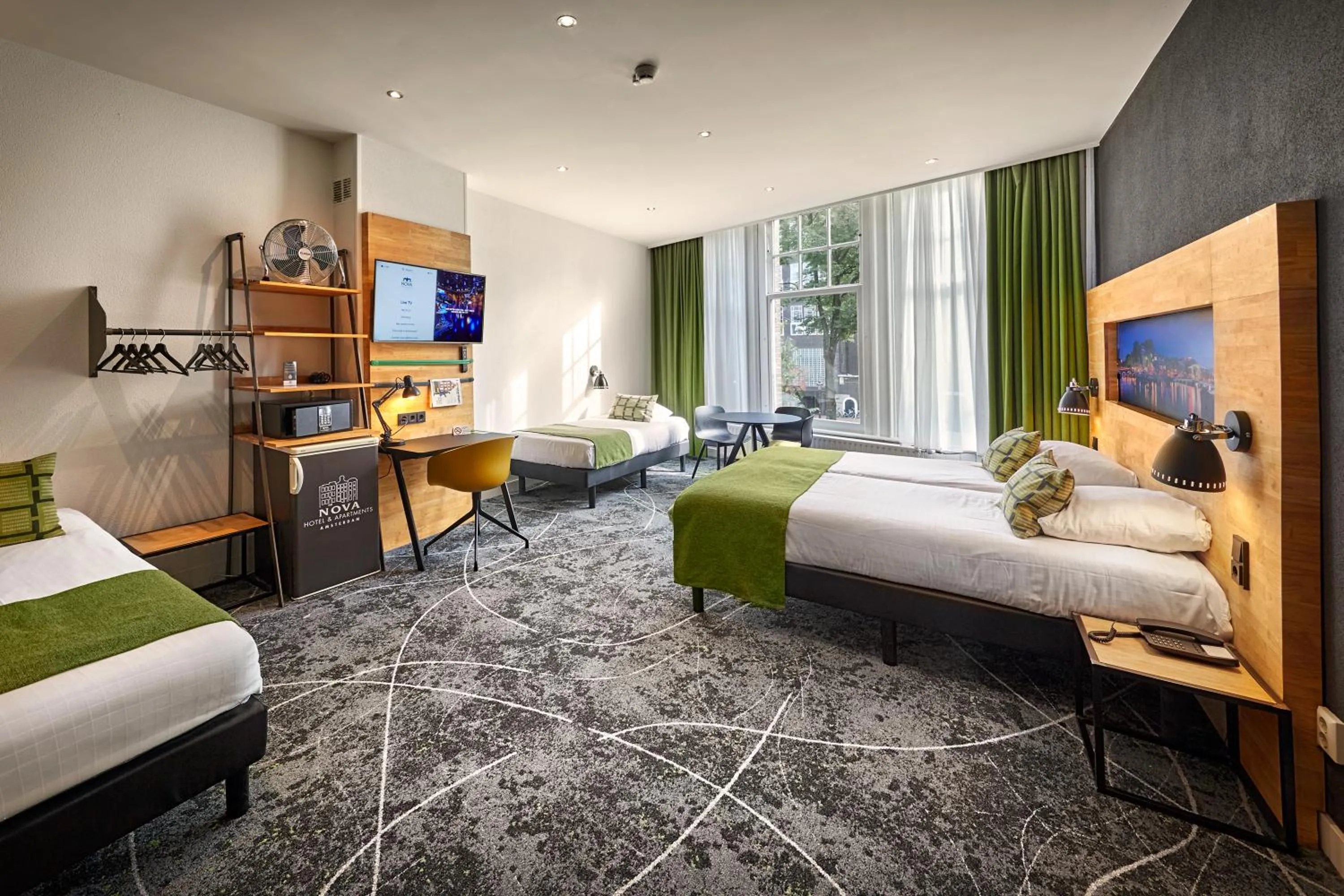 Photo of the whole room, Bed in Nova Hotel