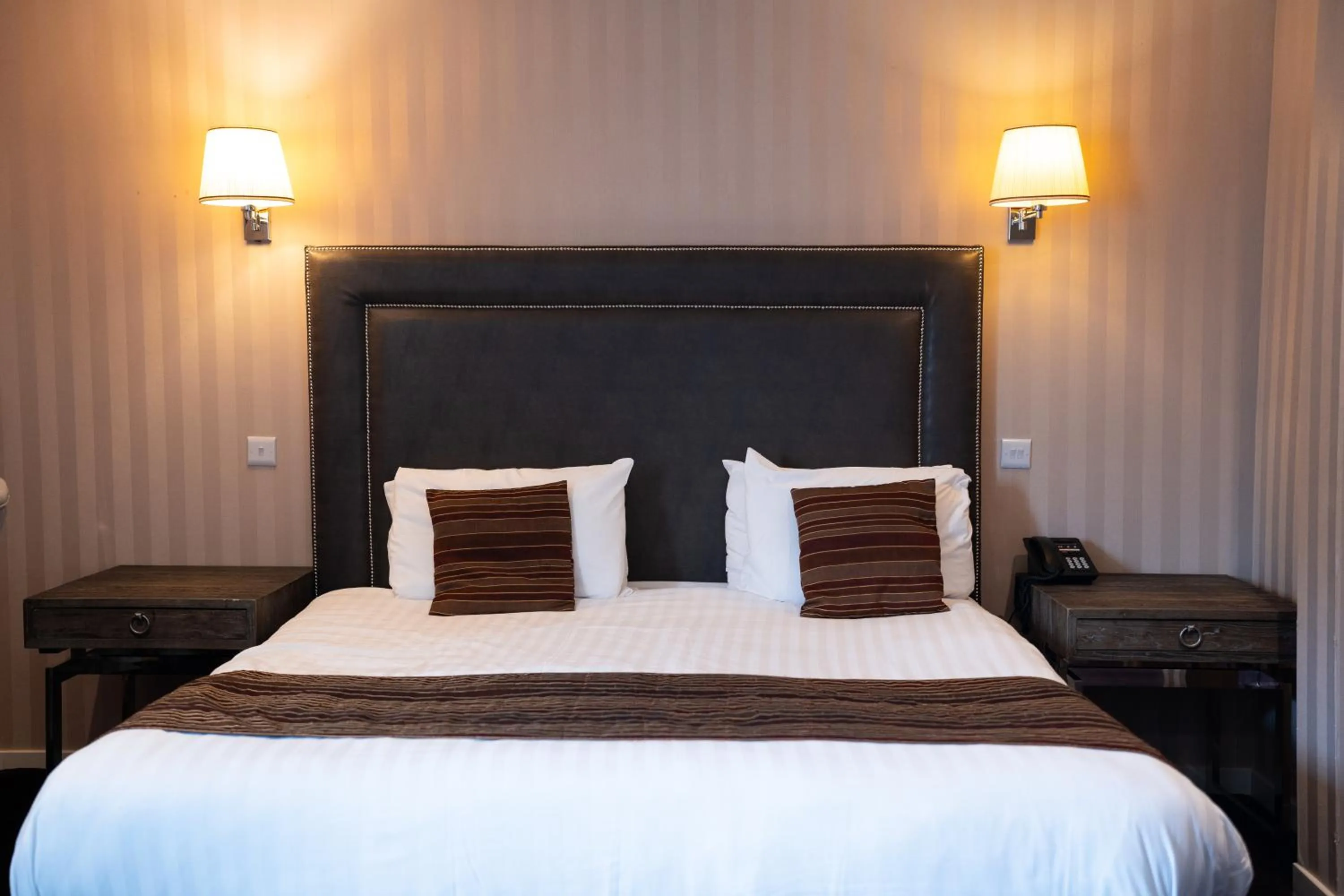 Bed in The Fenwick Hotel