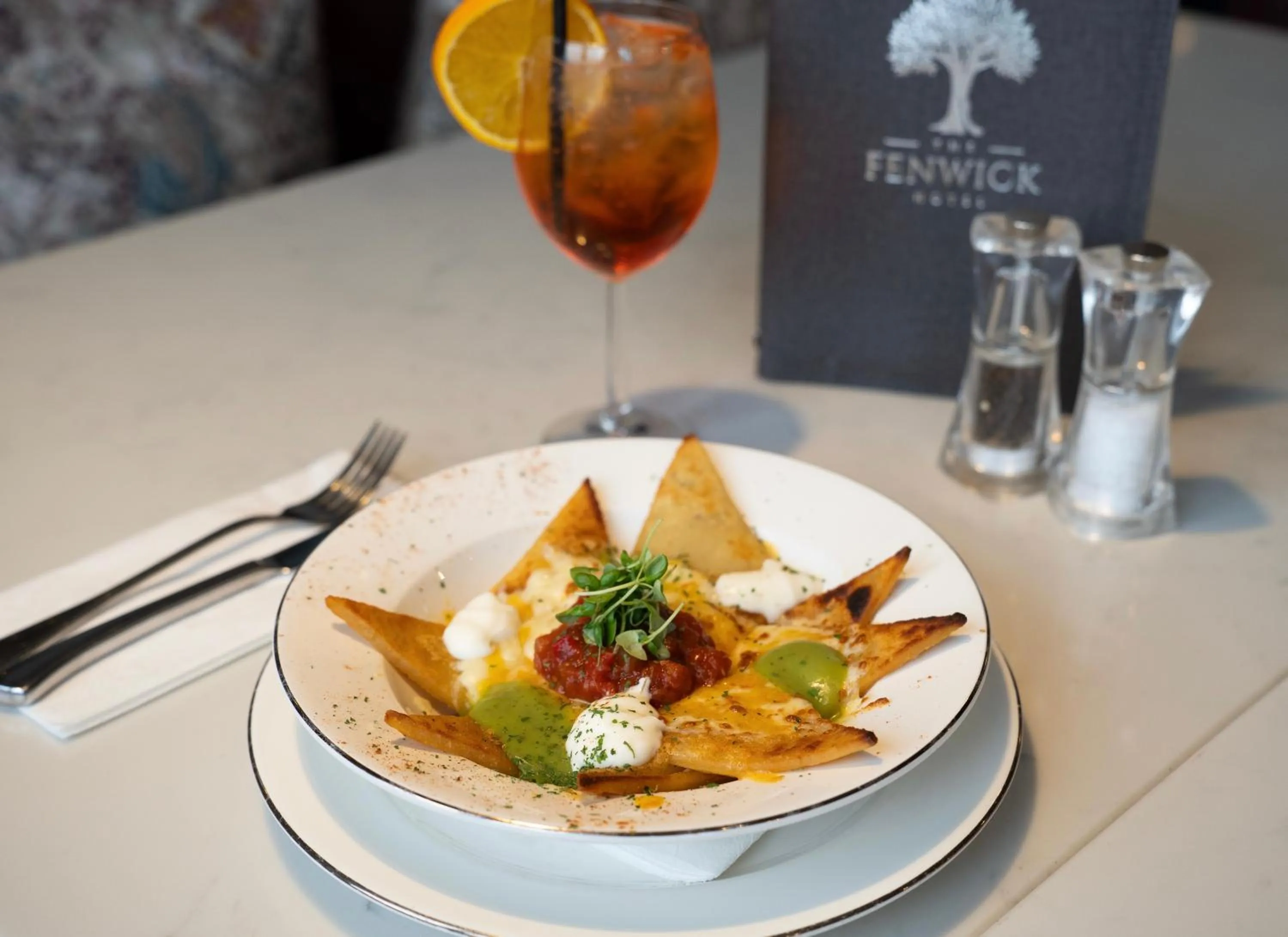 Food and drinks in The Fenwick Hotel