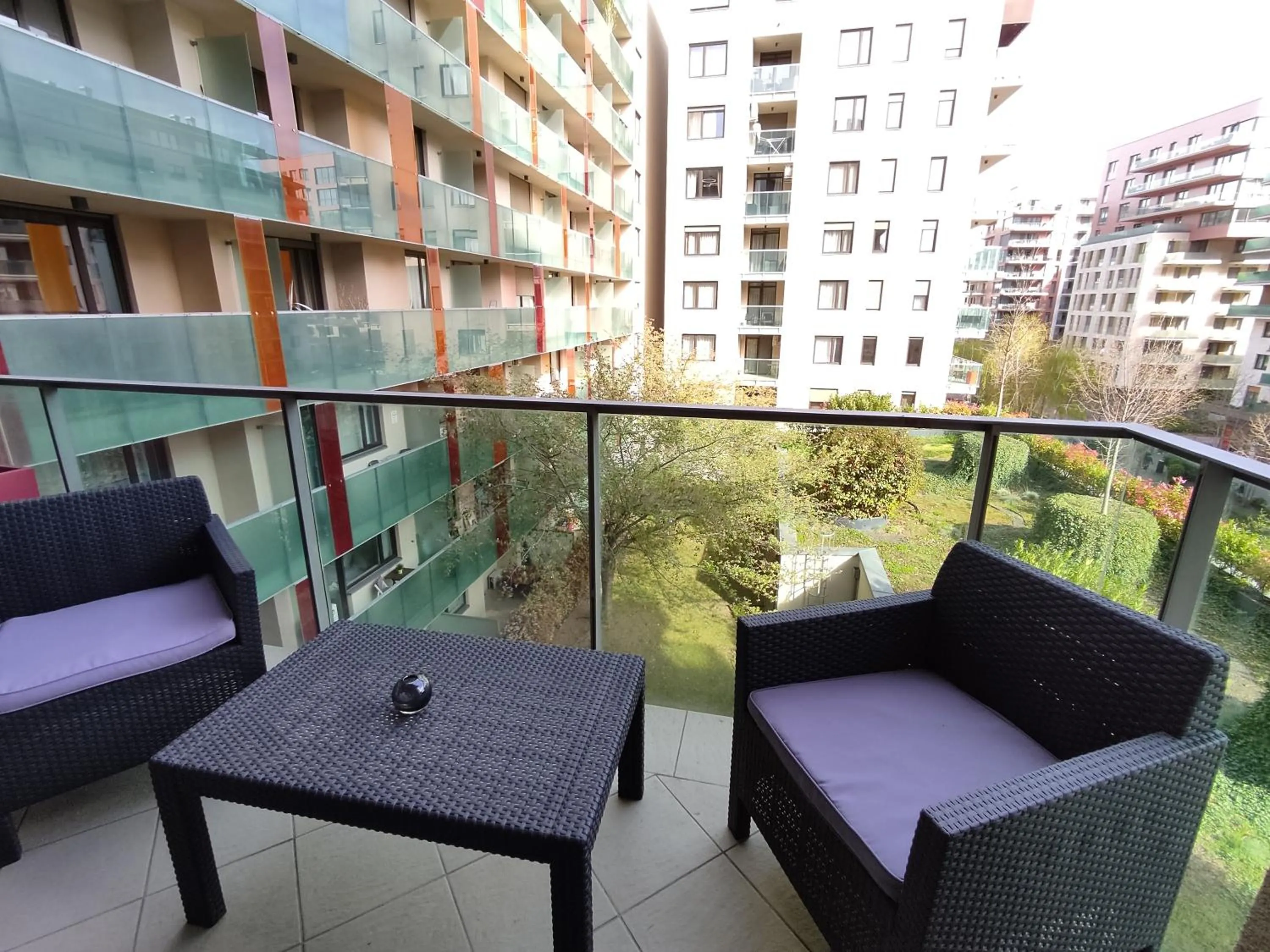 Balcony/Terrace in Corvin Center Suites