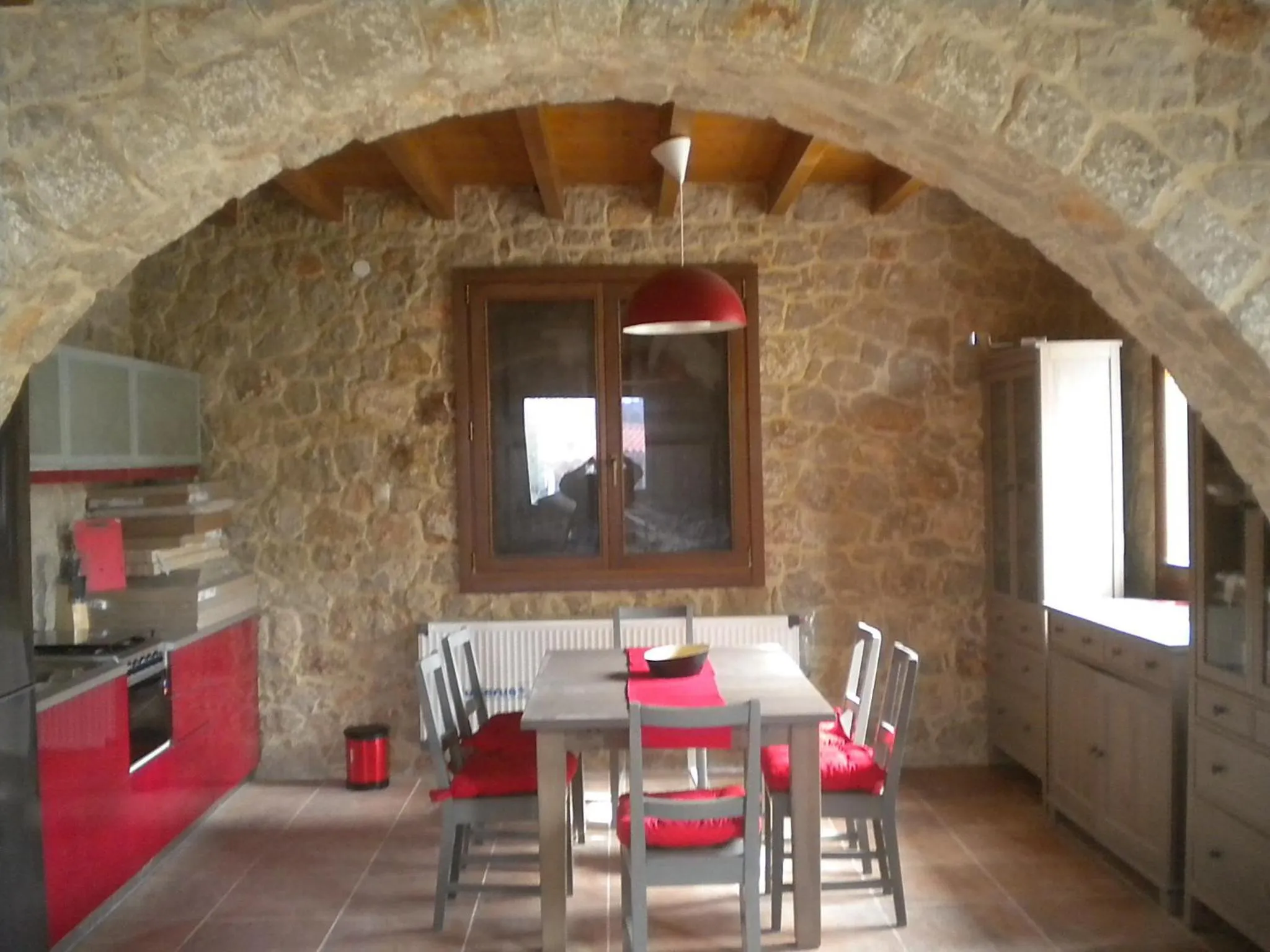 Dining area in Pyrgos Luxury Country Home