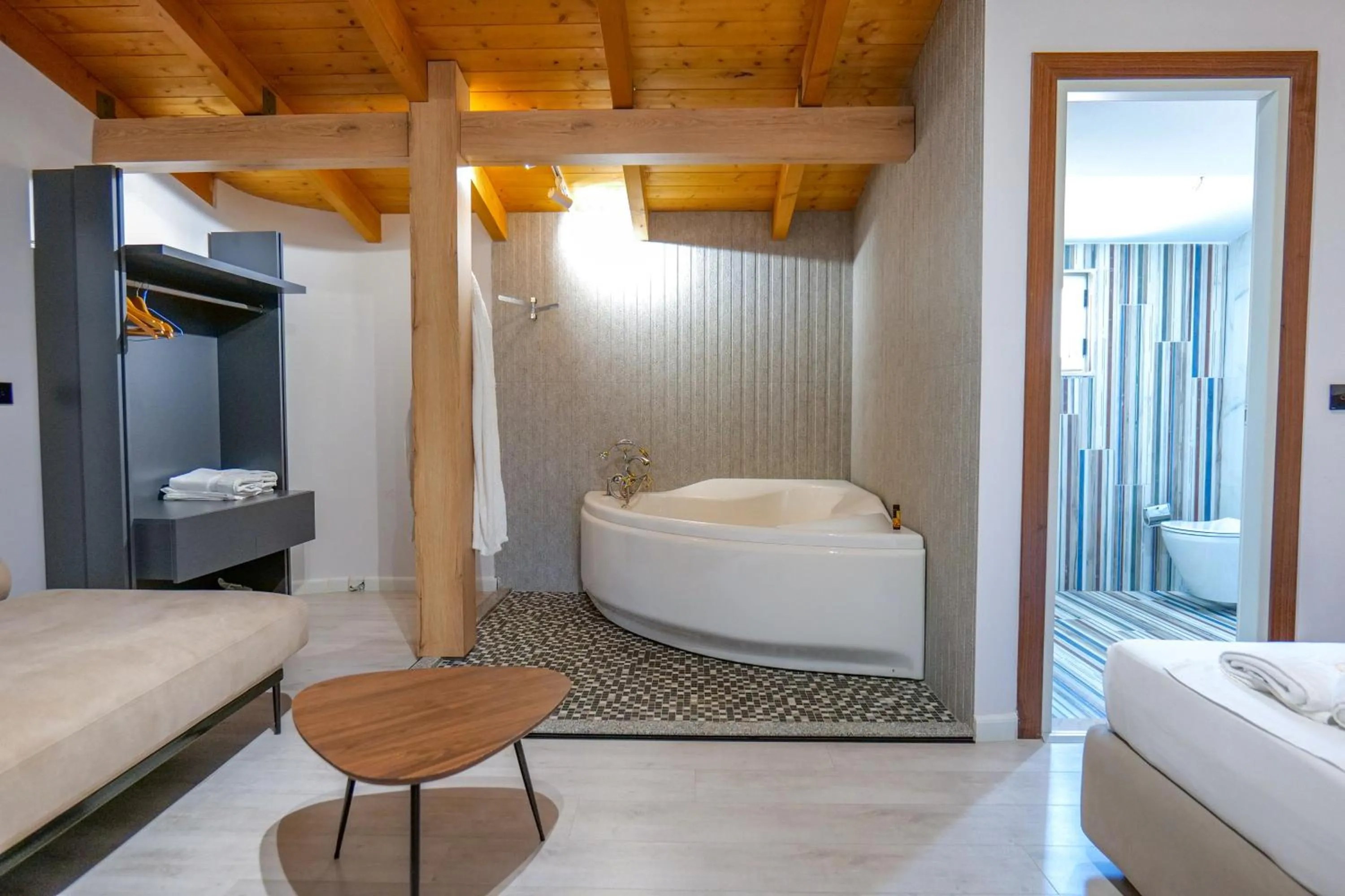 Sauna, Bed in Hotel Semajo