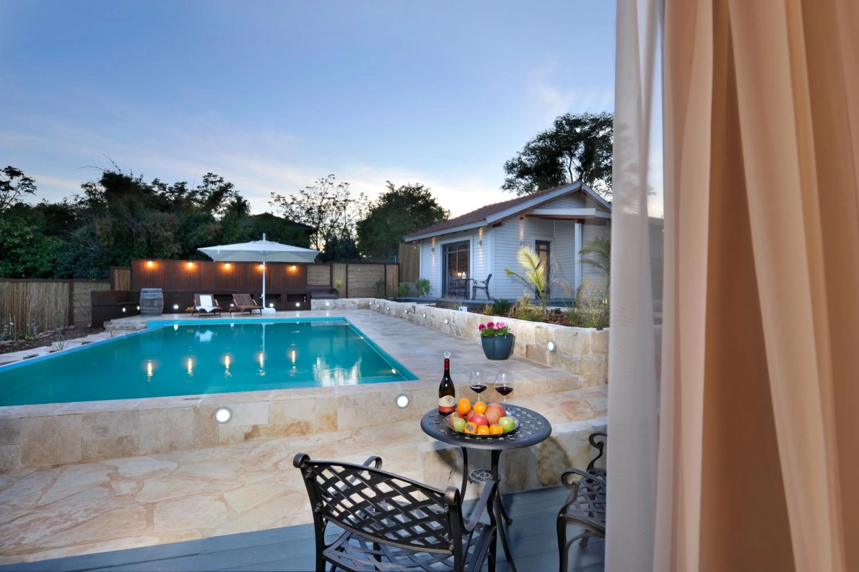 Pool view in Adilion