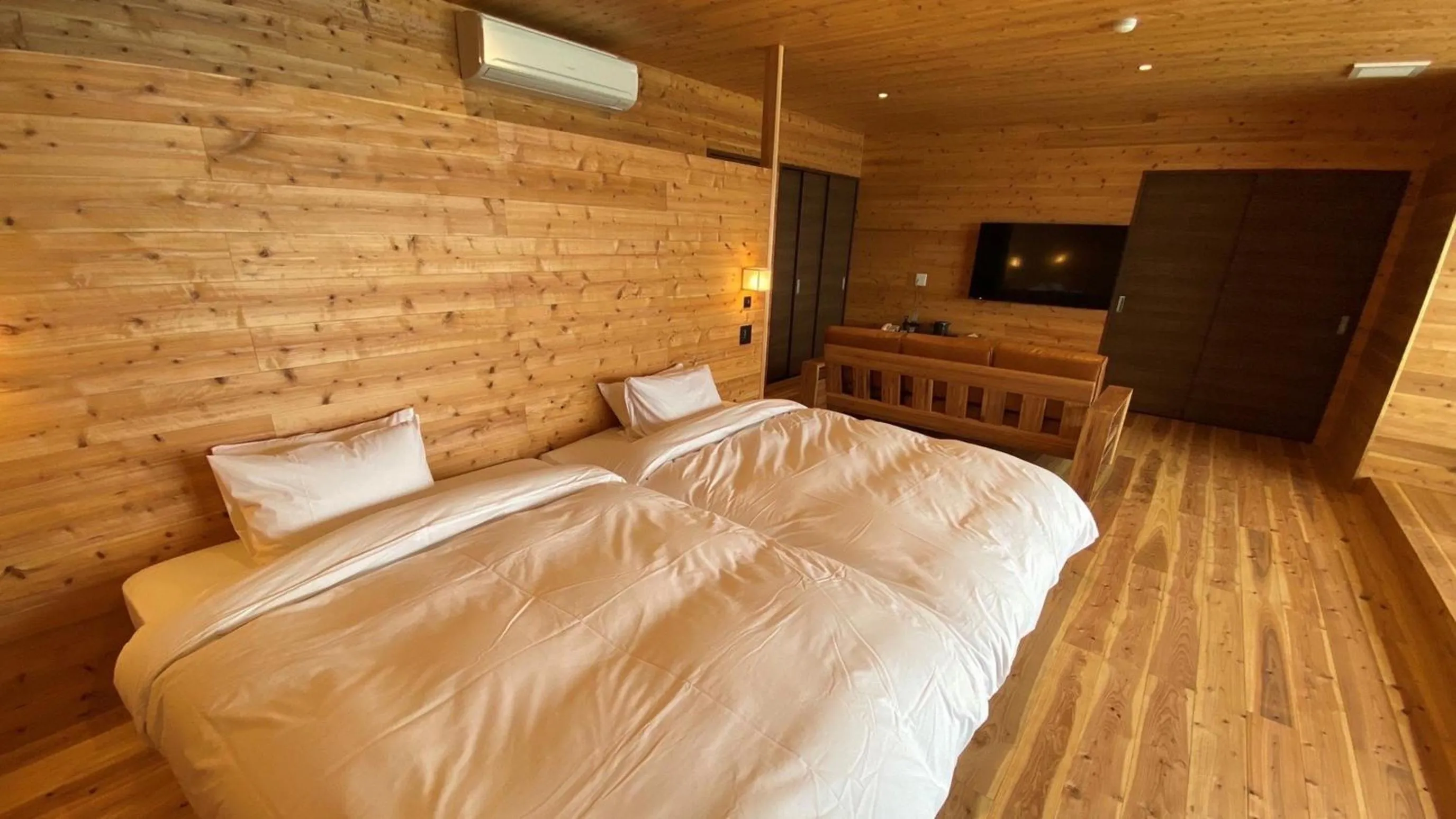 Photo of the whole room, Bed in Genkai Ryokan