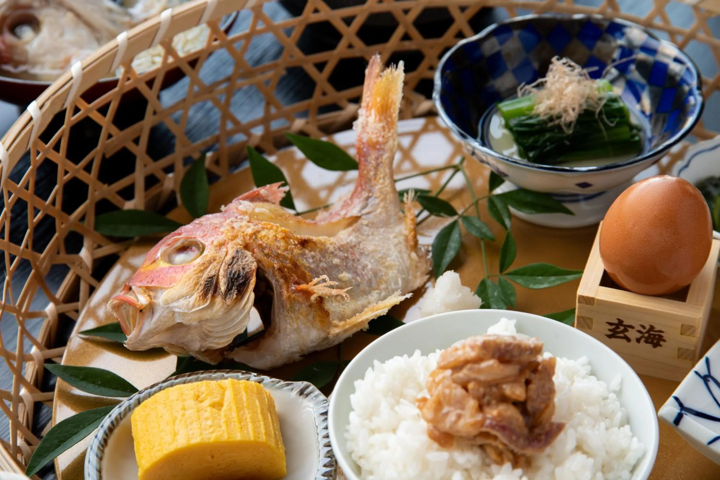 Breakfast in Genkai Ryokan