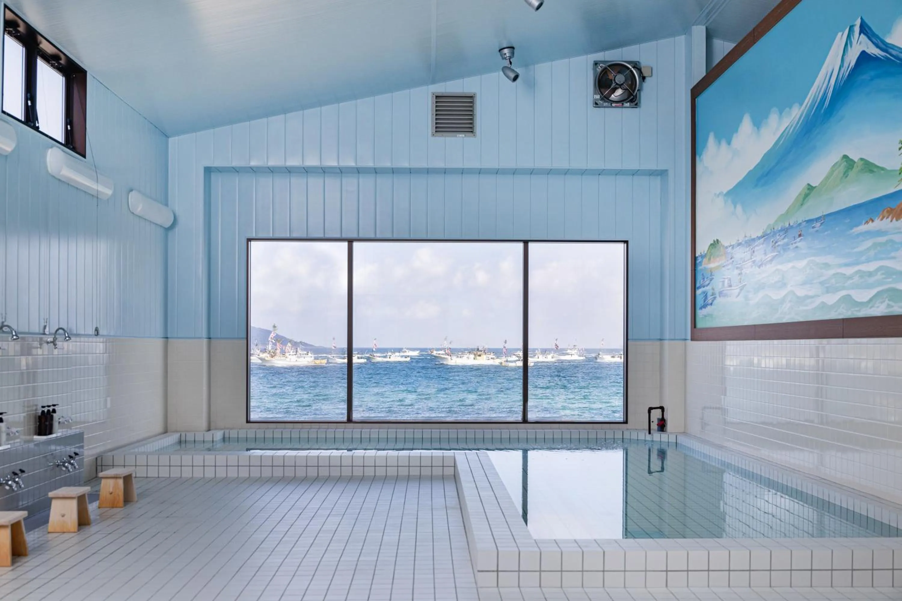 Public Bath in Genkai Ryokan