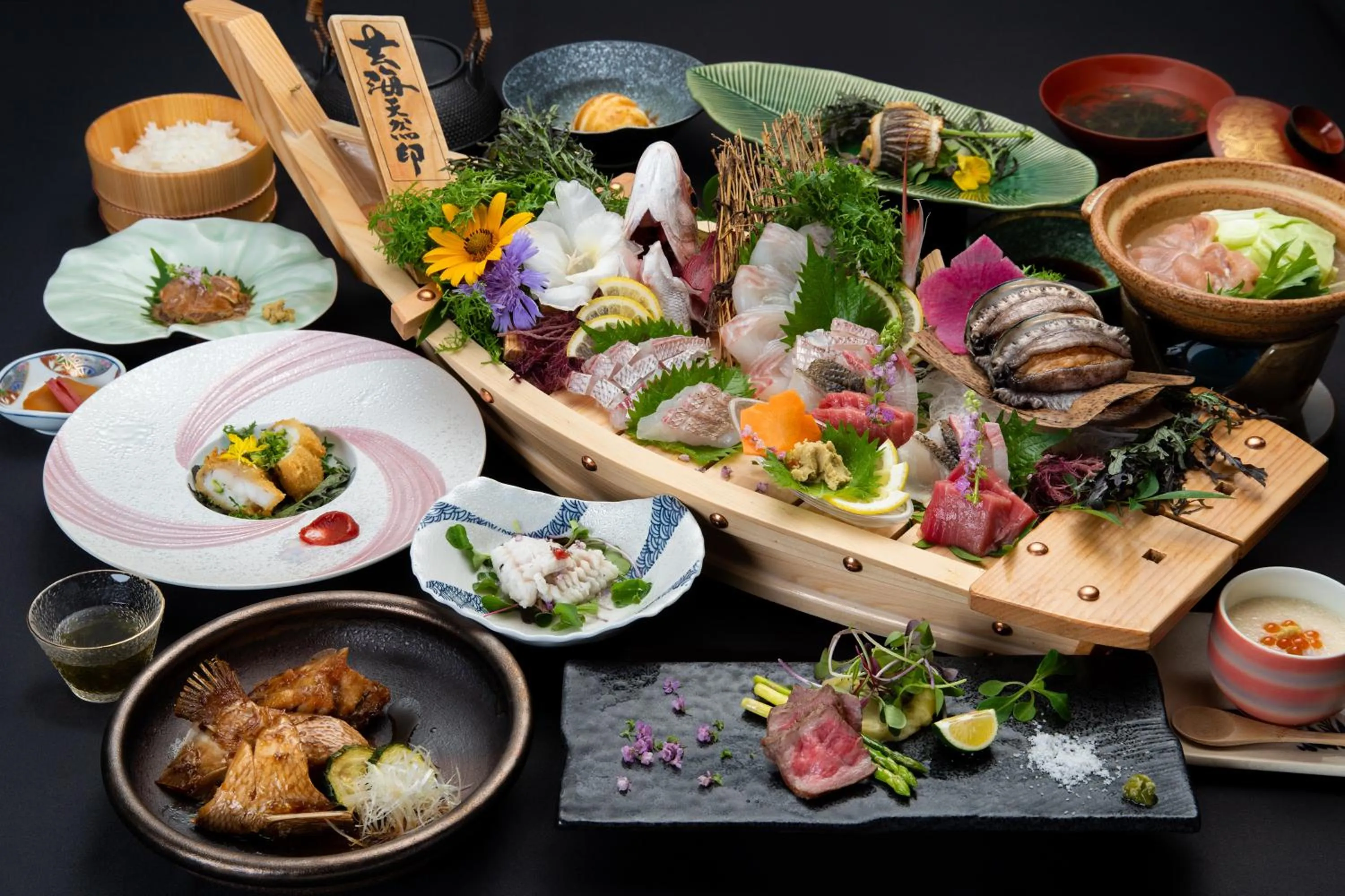 Dinner in Genkai Ryokan