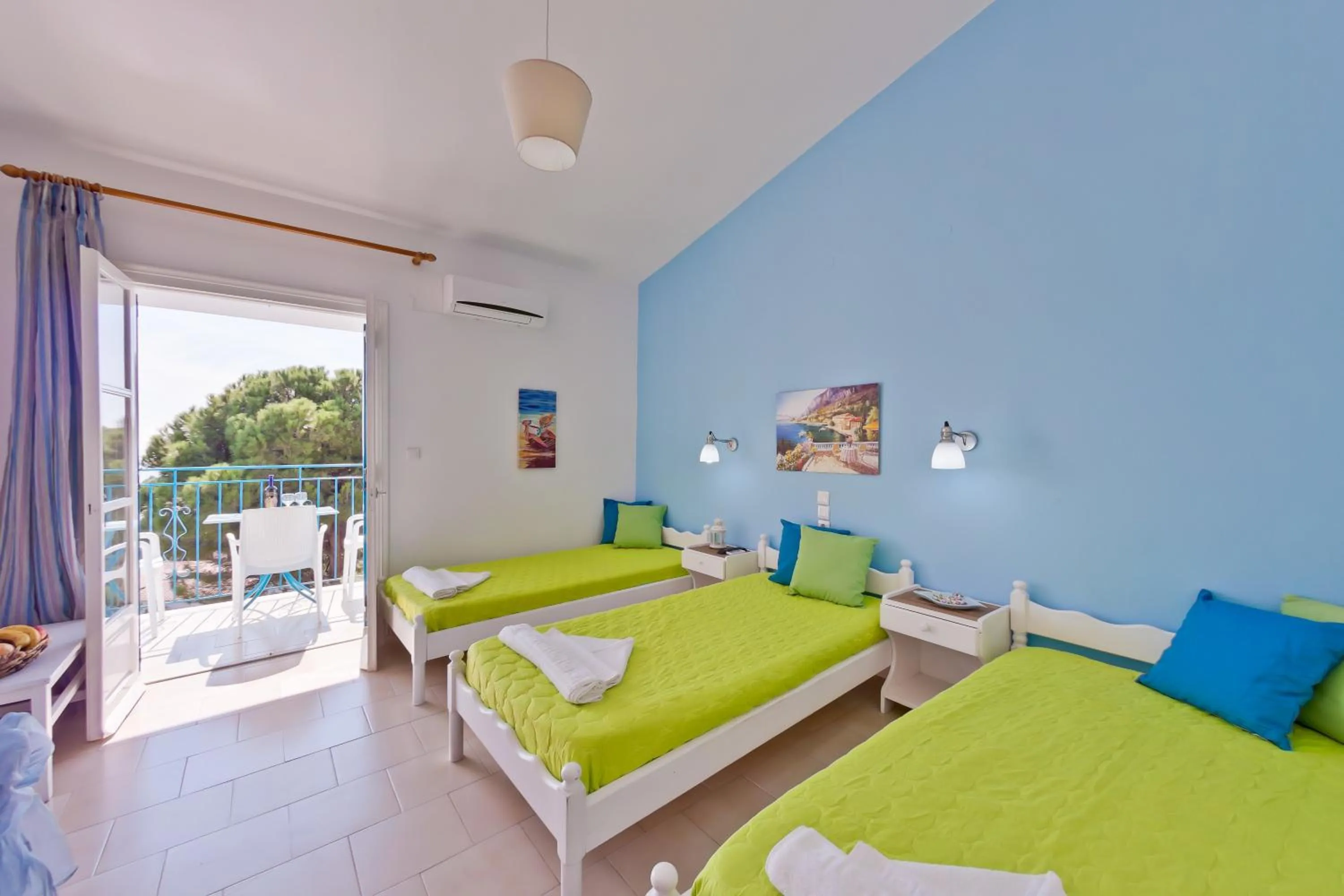 Studio with Sea View (3 Adults) in Aelia Studios