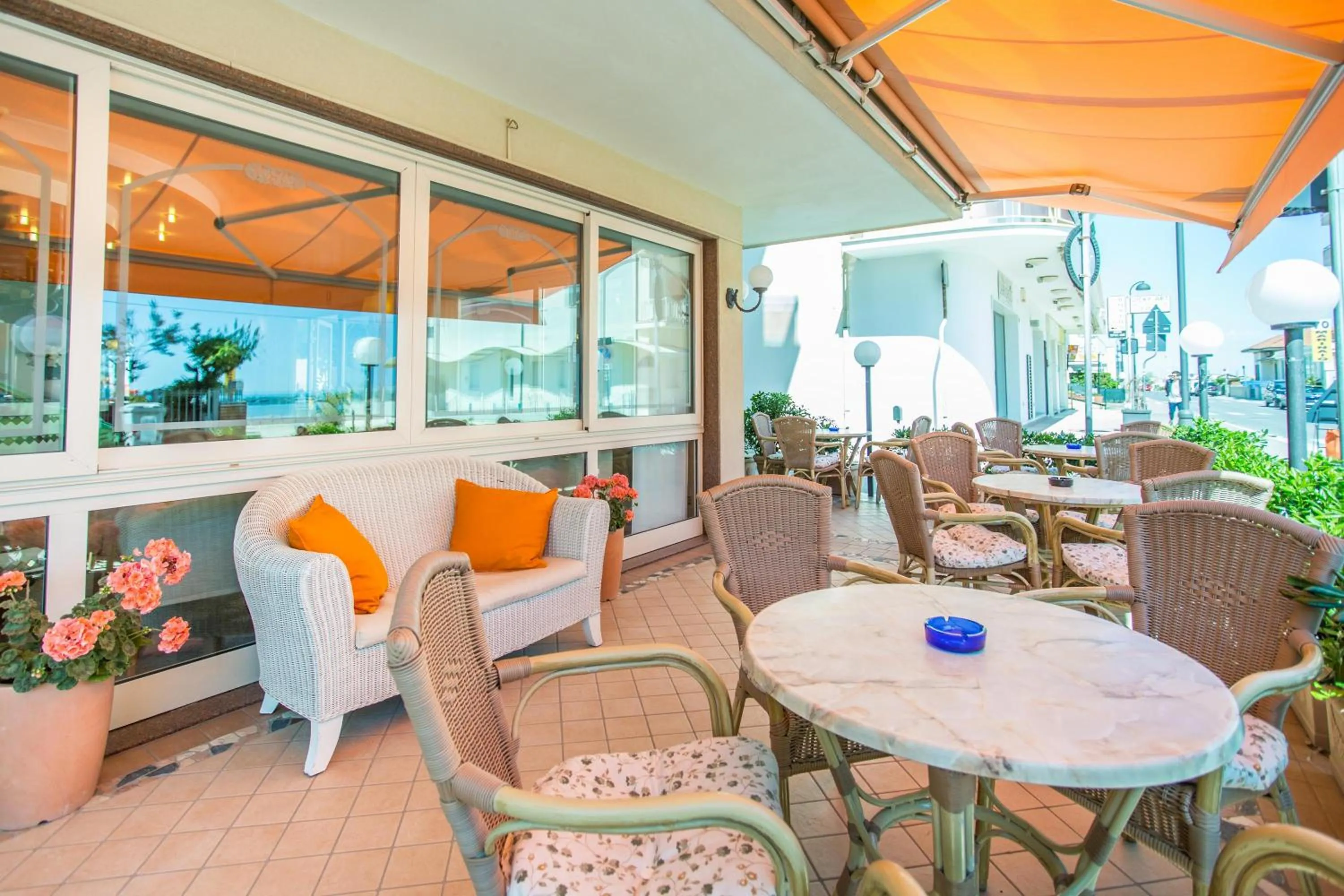 Patio in Hotel Barca D'Oro