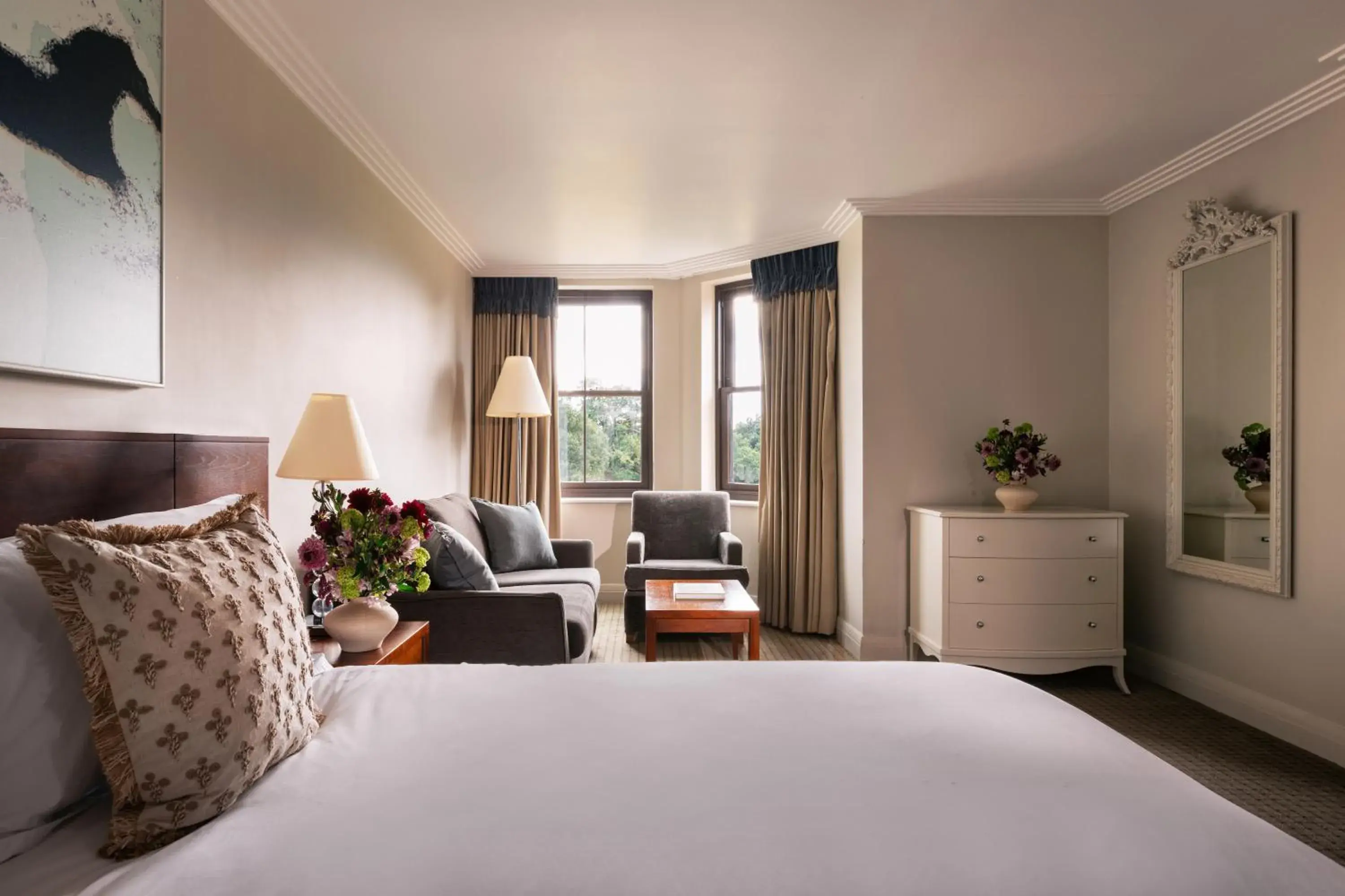 Superior Double or Twin Room with Feature in Rookery Hall Hotel & Spa Superior Double or Twin Room with Feature in Rookery Hall Hotel & Spa