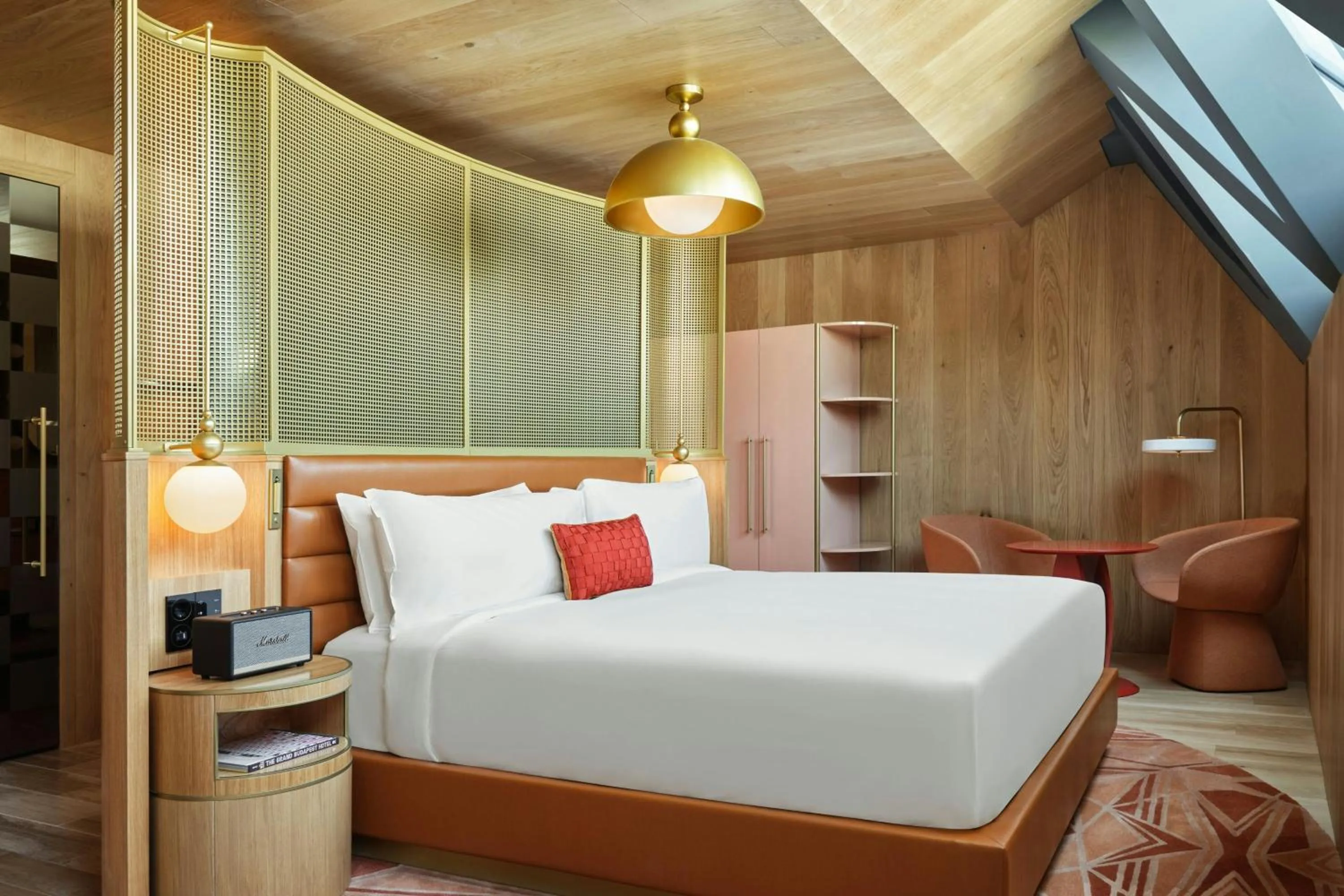 Photo of the whole room, Bed in W Budapest