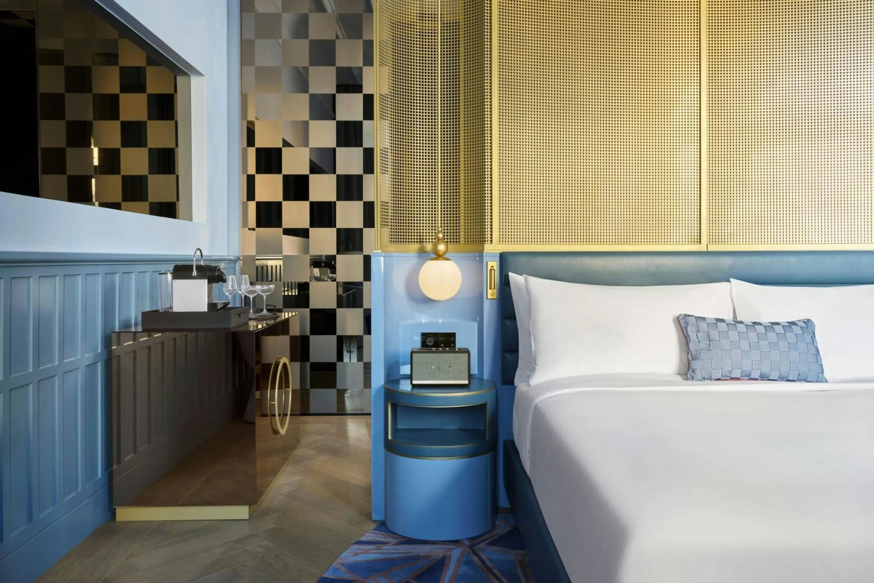 Photo of the whole room, Bed in W Budapest