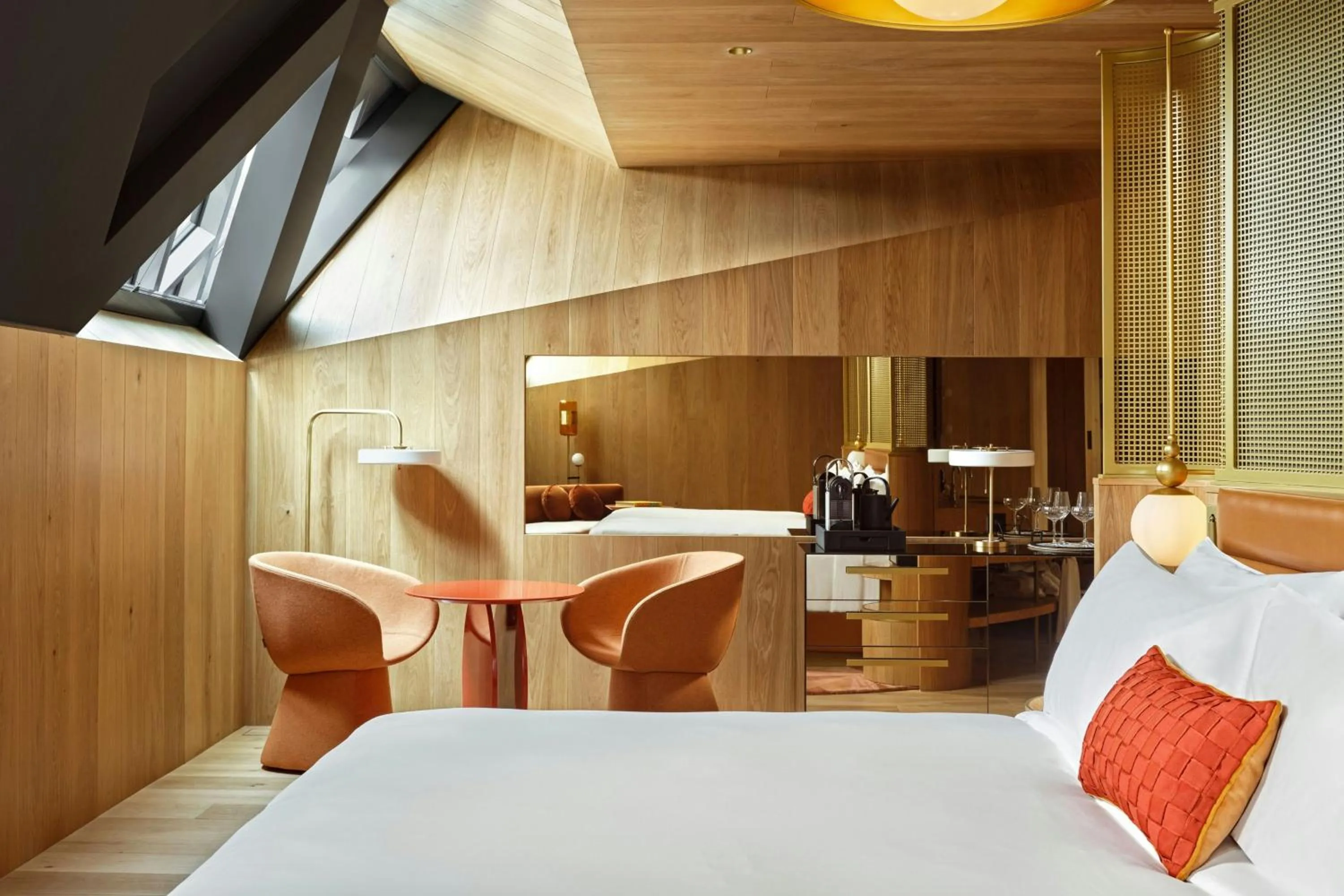 Photo of the whole room, Bed in W Budapest