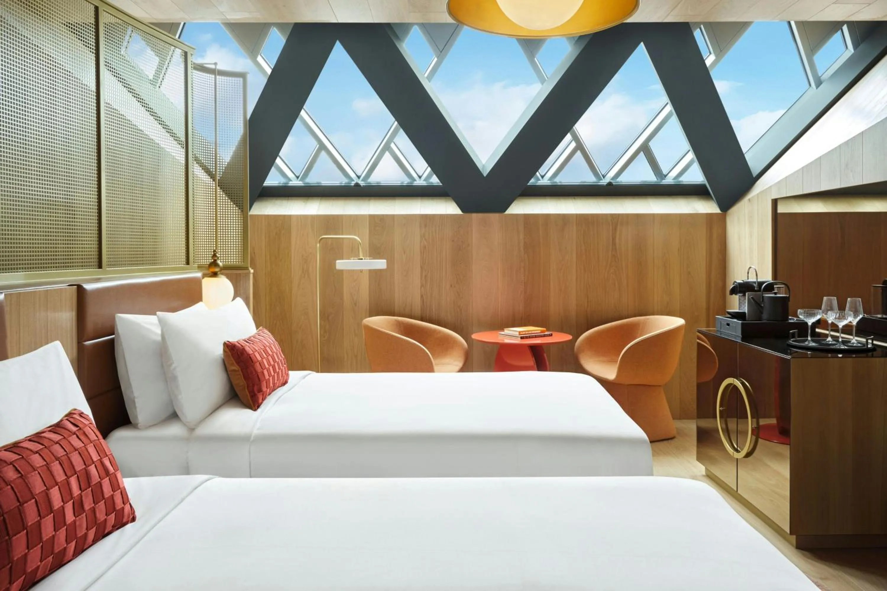 Photo of the whole room, Bed in W Budapest