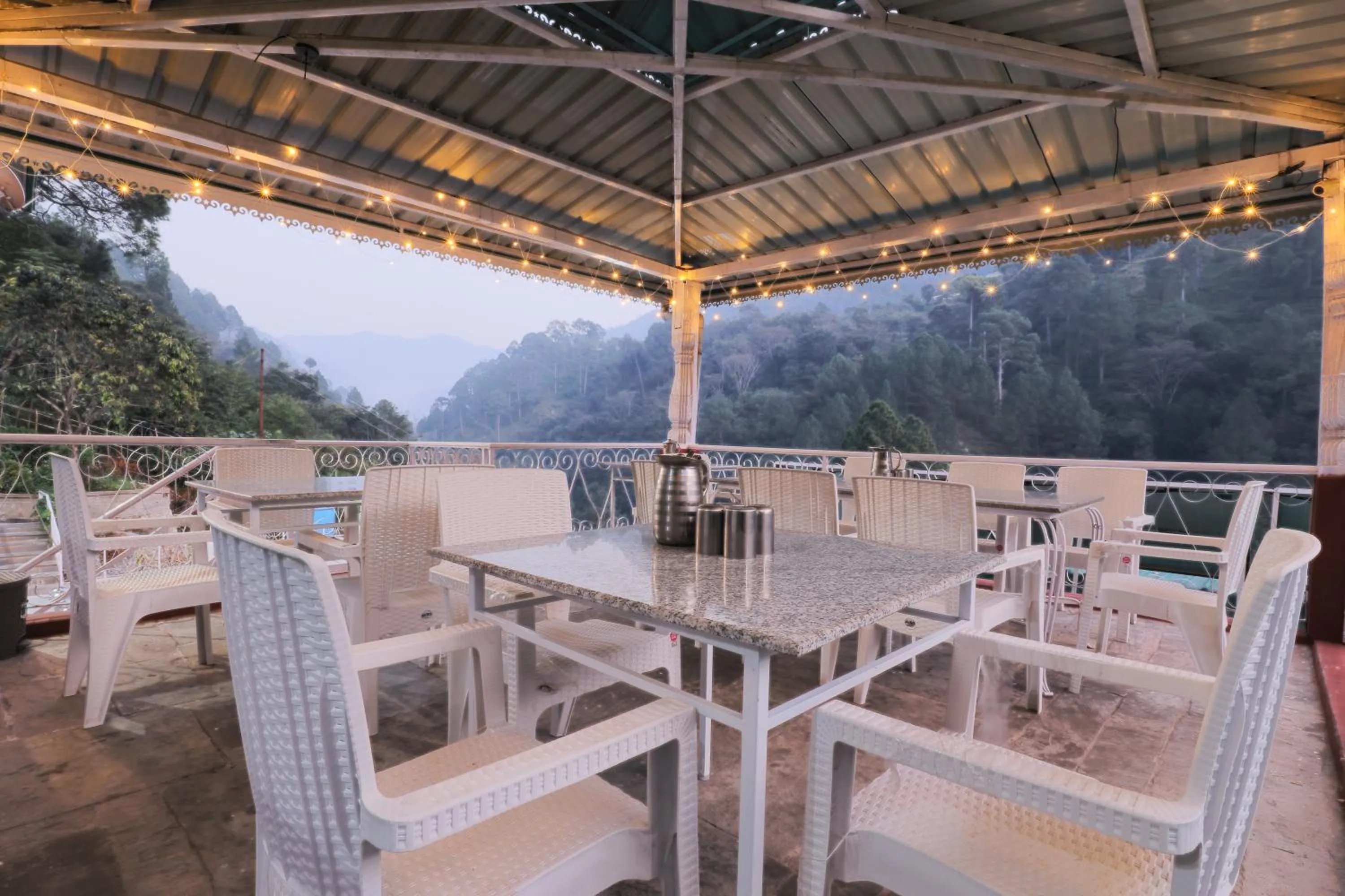 Seating area in MANJARI RESORT