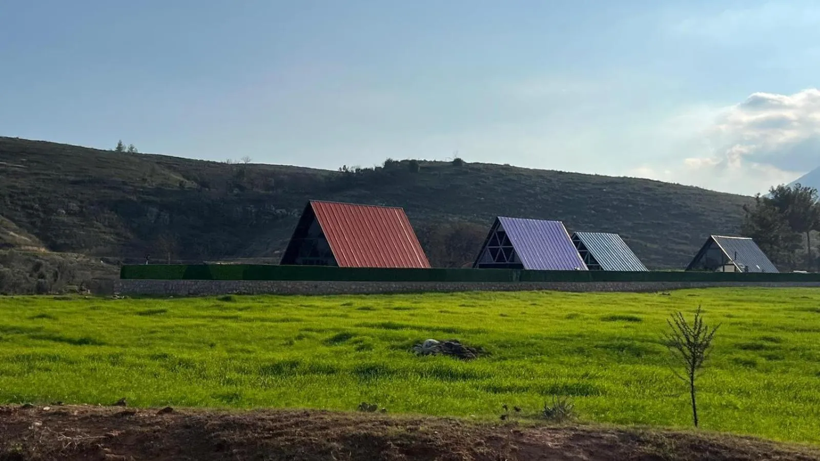 Property building in villa hidden paradise garden