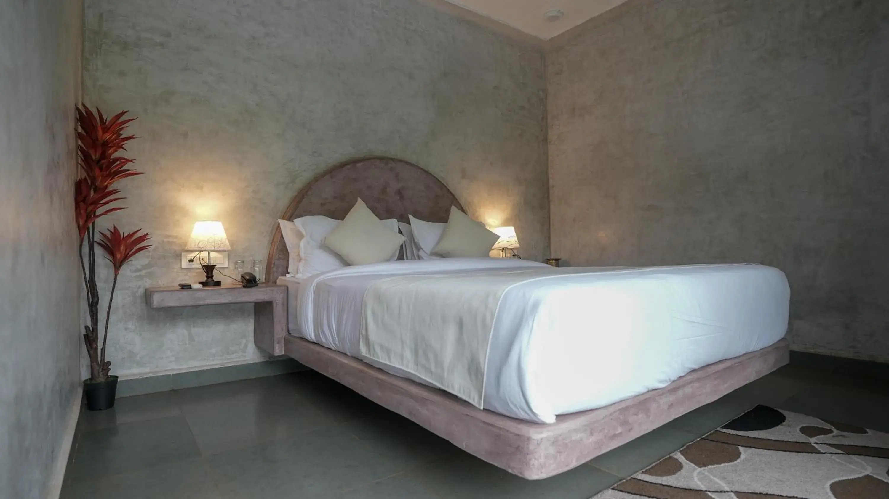 Deluxe Double Room with Pool View in Whiteflower Resort Morjim Deluxe Double Room with Pool View in Whiteflower Resort Morjim