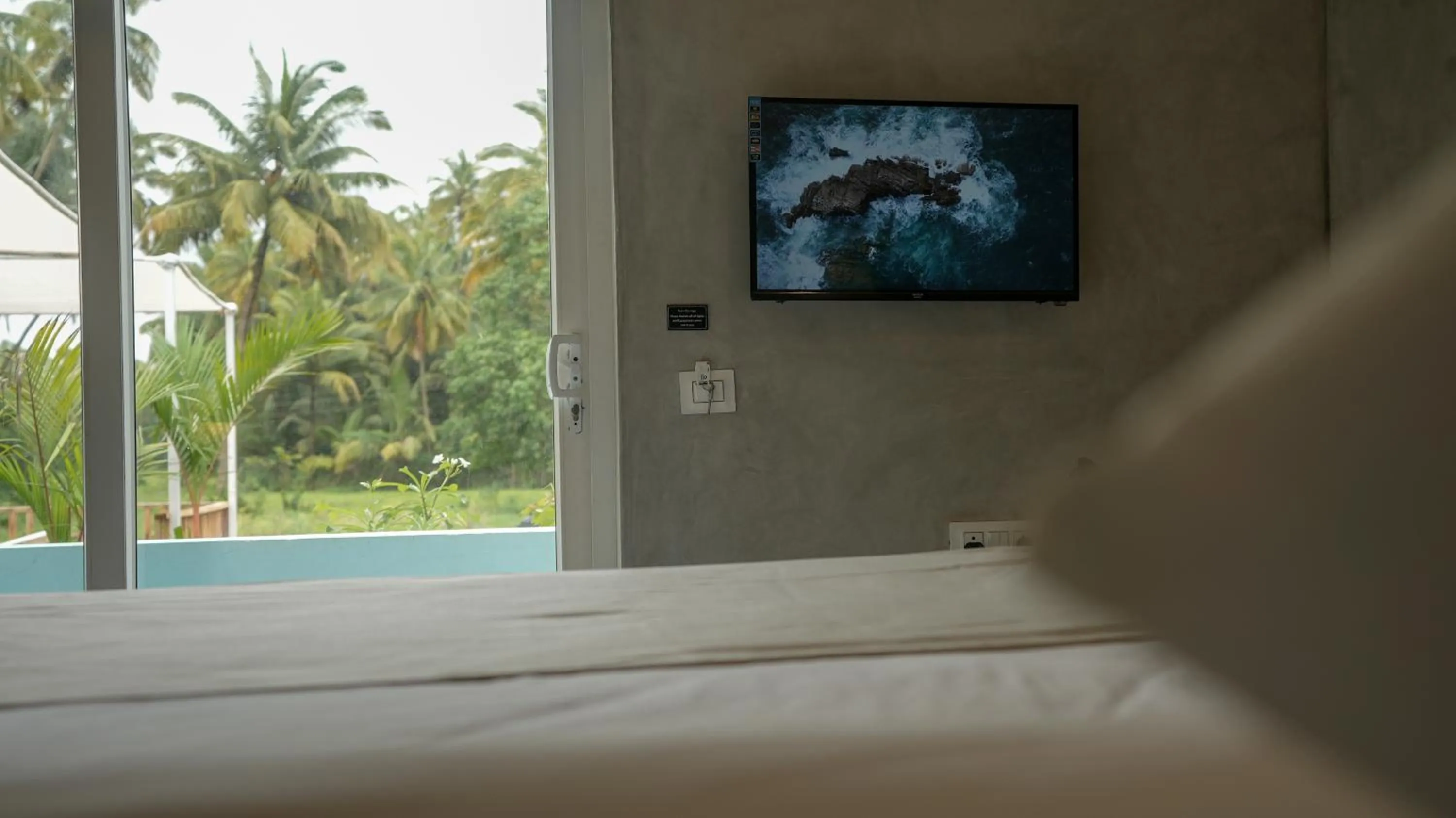 Natural landscape in Whiteflower Resort Morjim