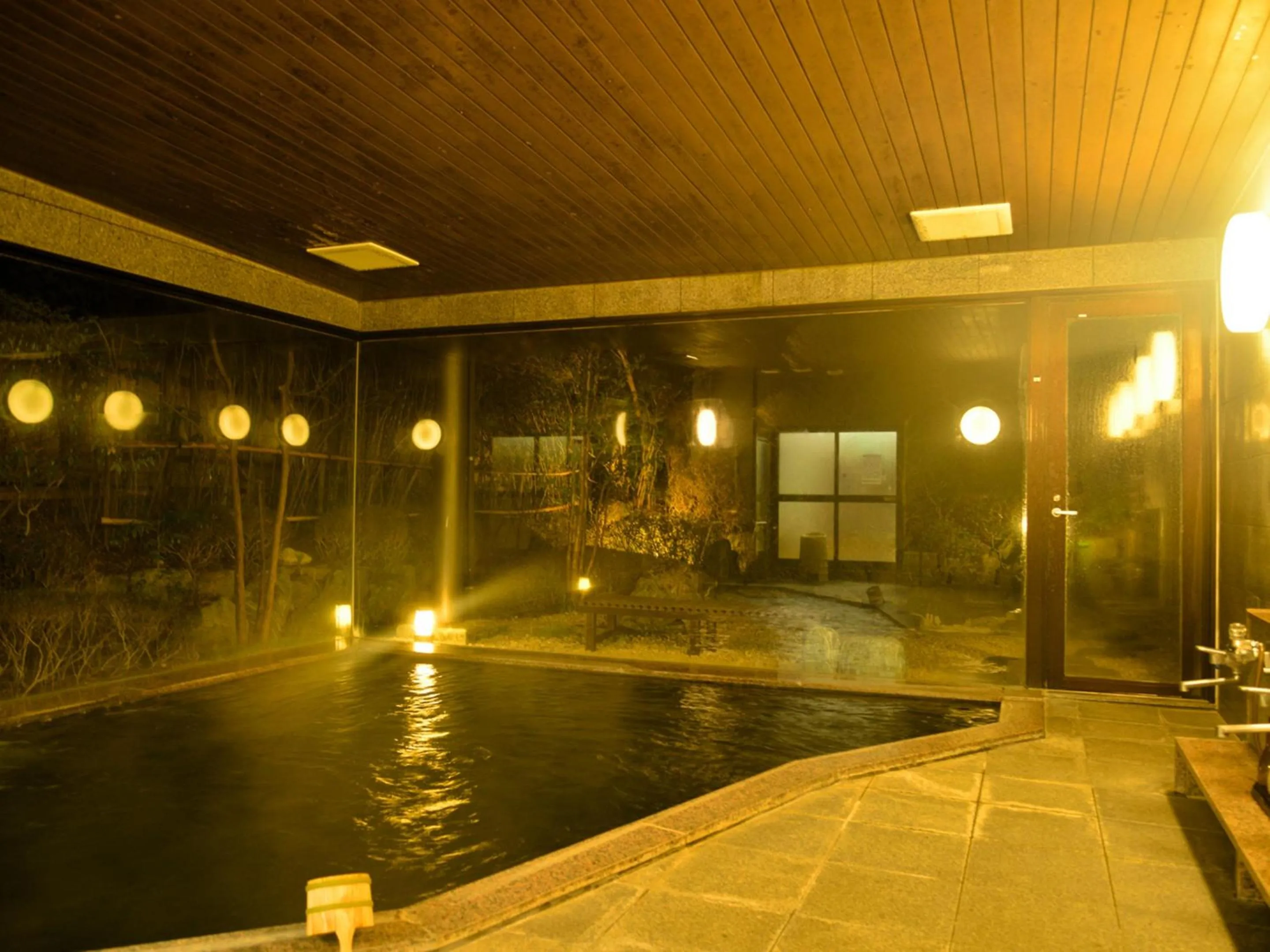 Hot Spring Bath in Fudouonsen Sawaya