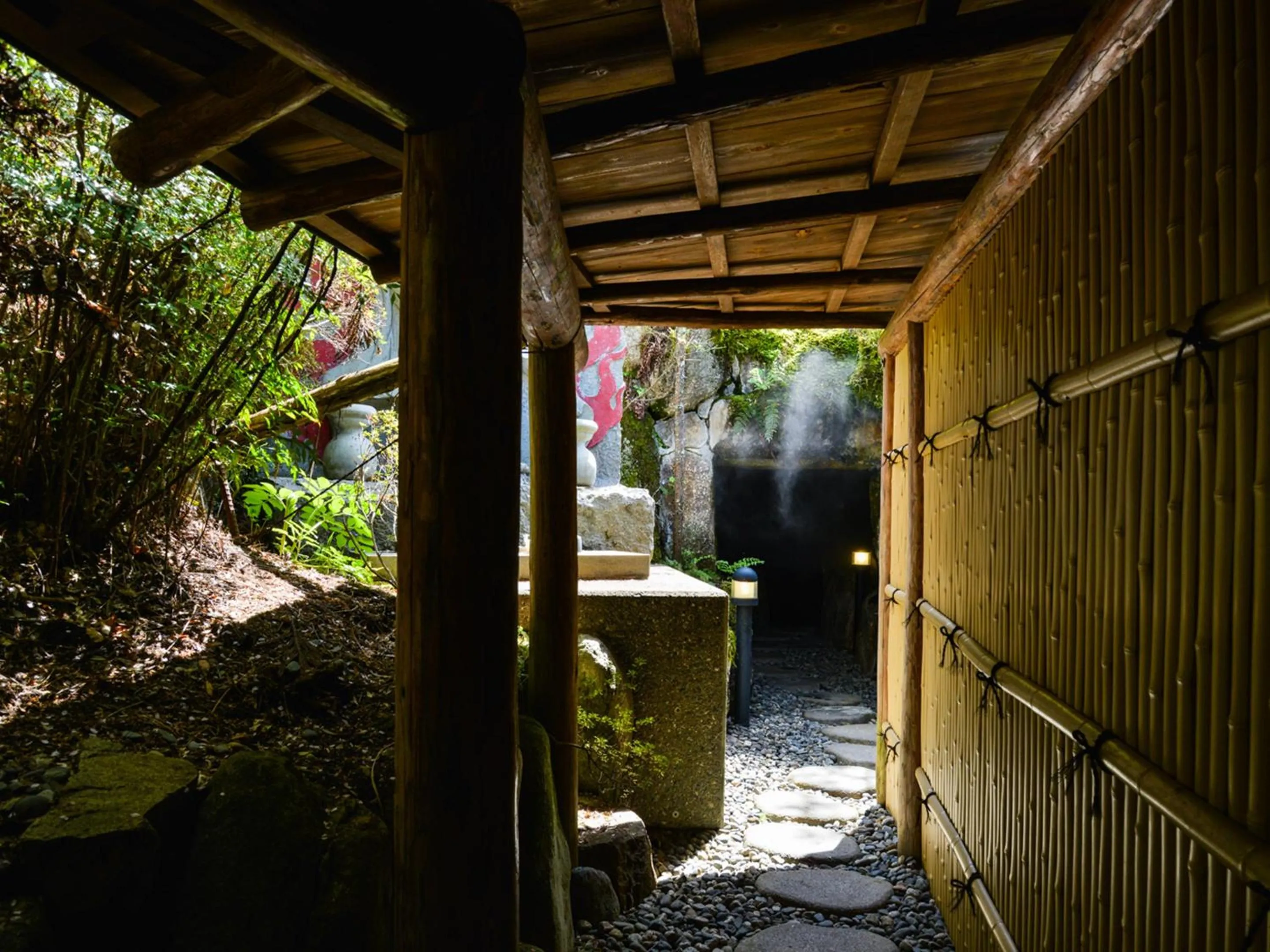 Hot Spring Bath in Fudouonsen Sawaya