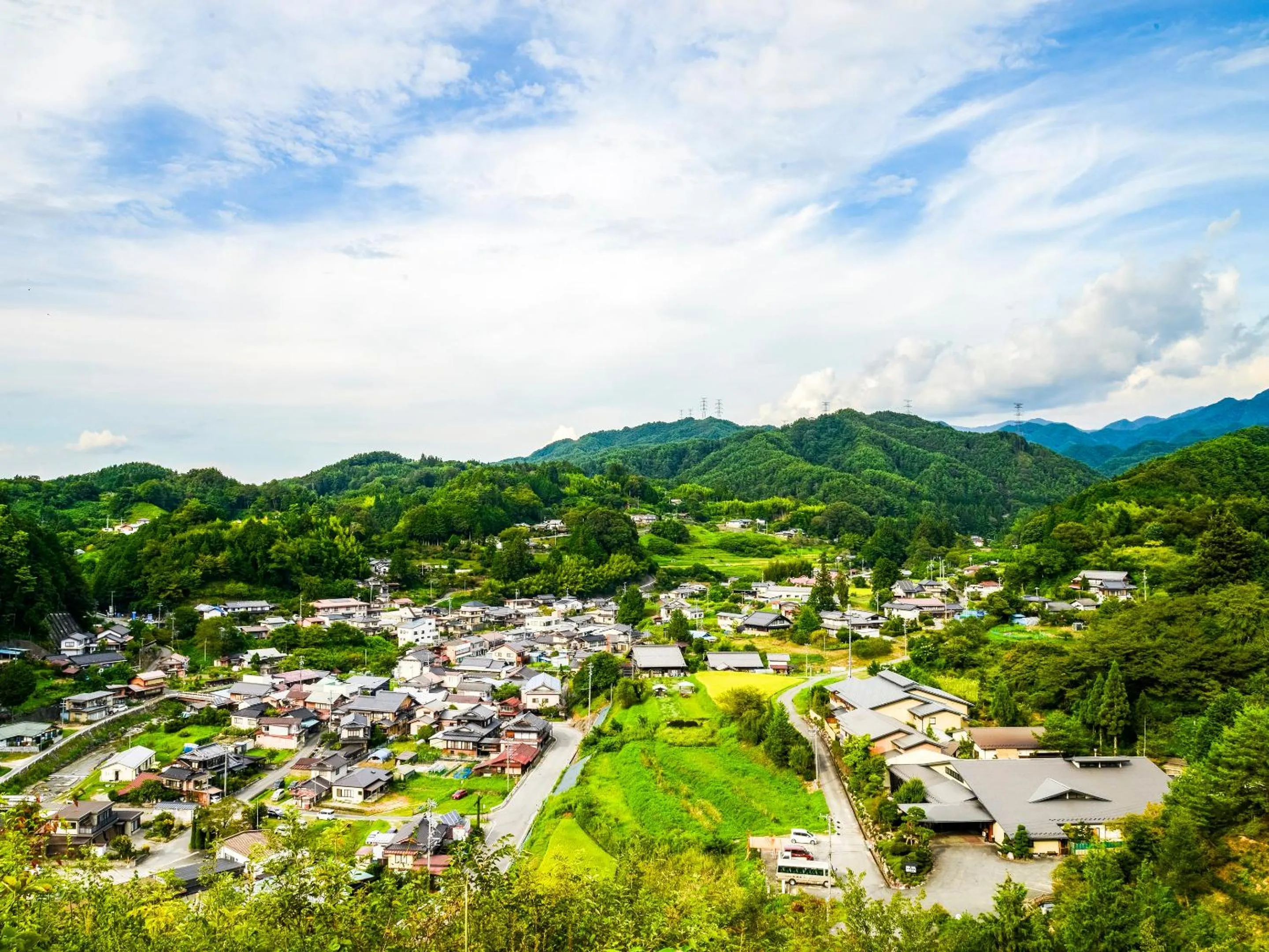 Natural landscape in Fudouonsen Sawaya