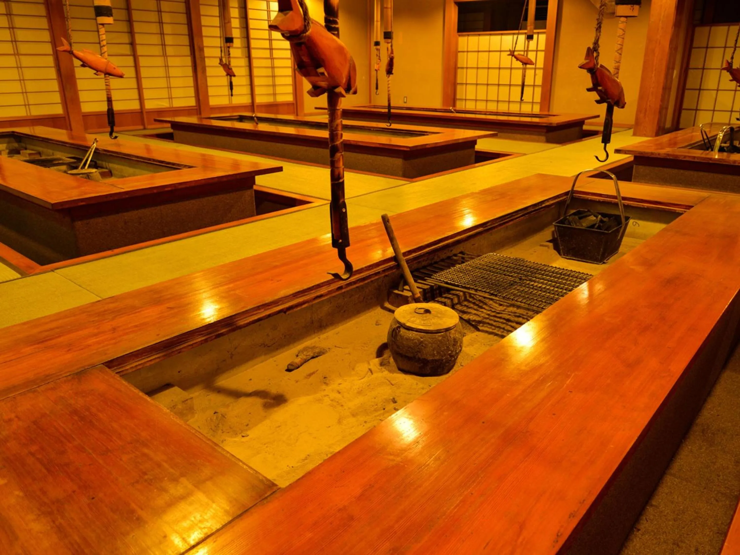 Dining area in Fudouonsen Sawaya