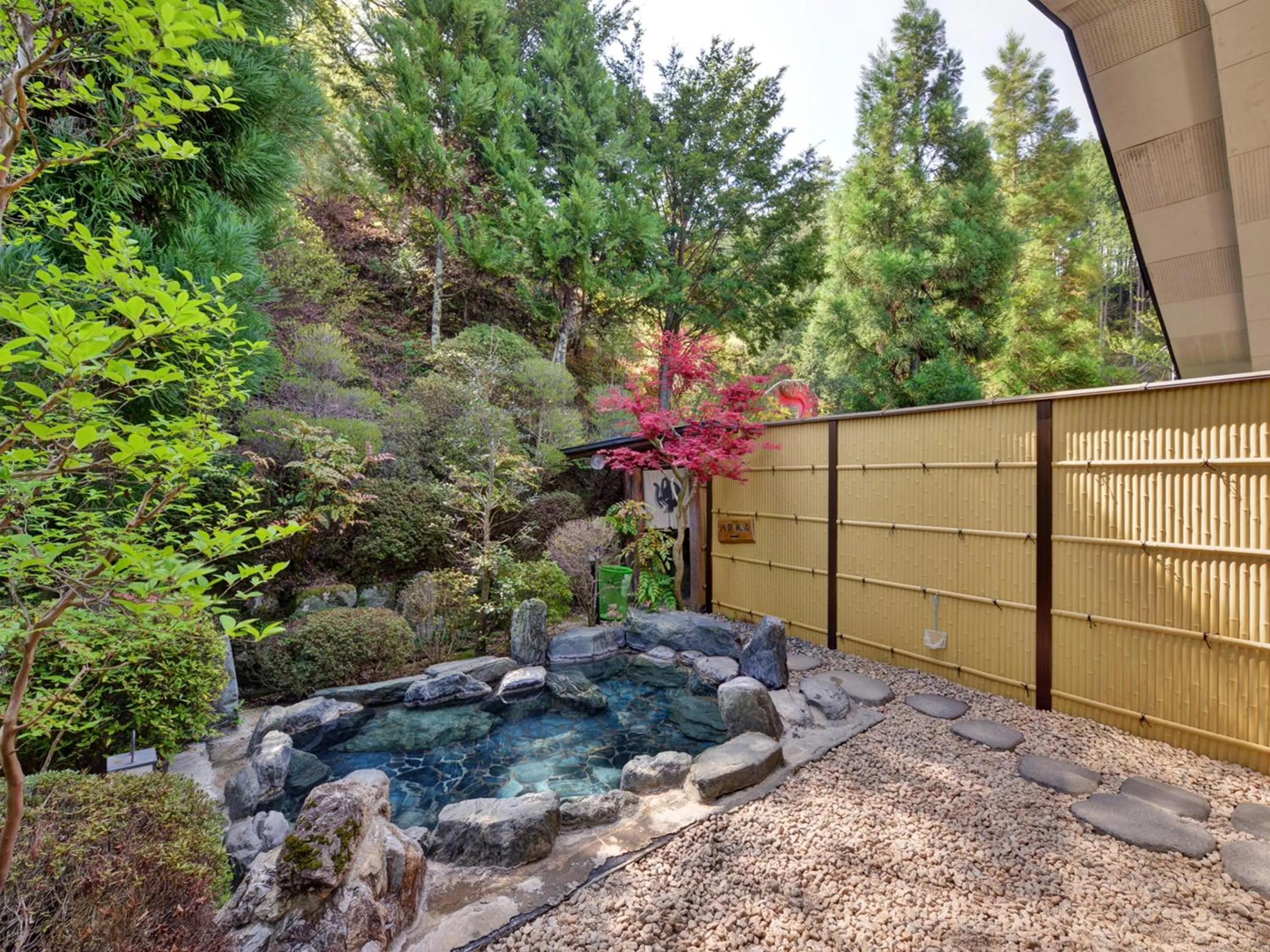 Hot Spring Bath in Fudouonsen Sawaya