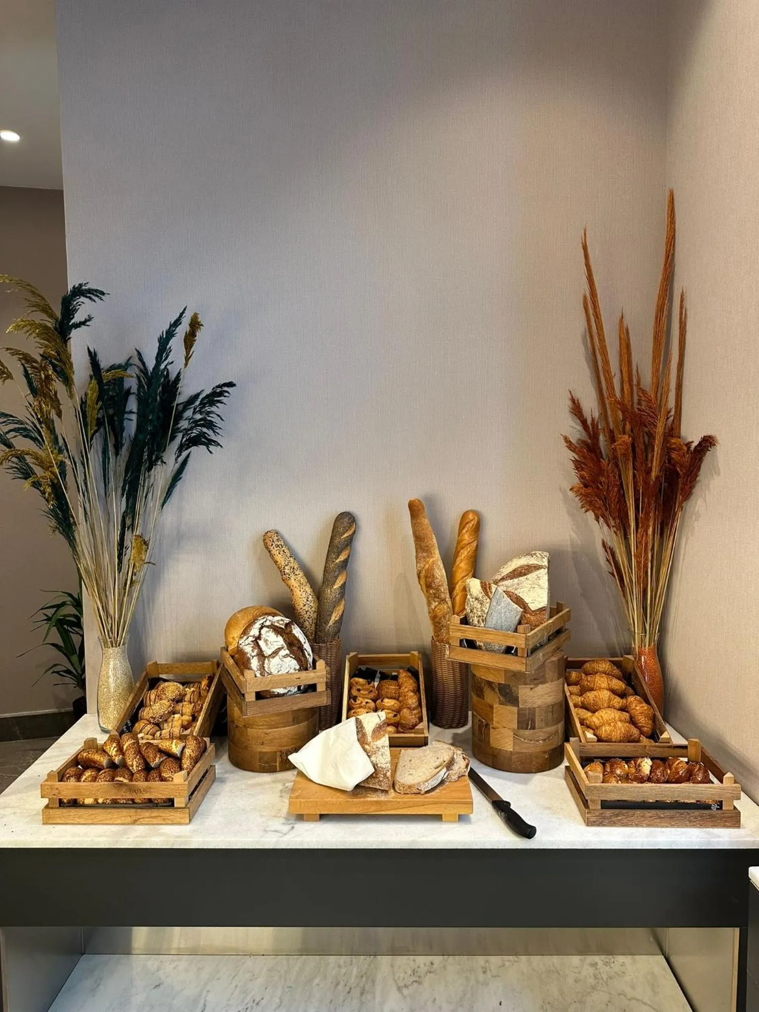 Buffet breakfast in THE NEST HOTEL