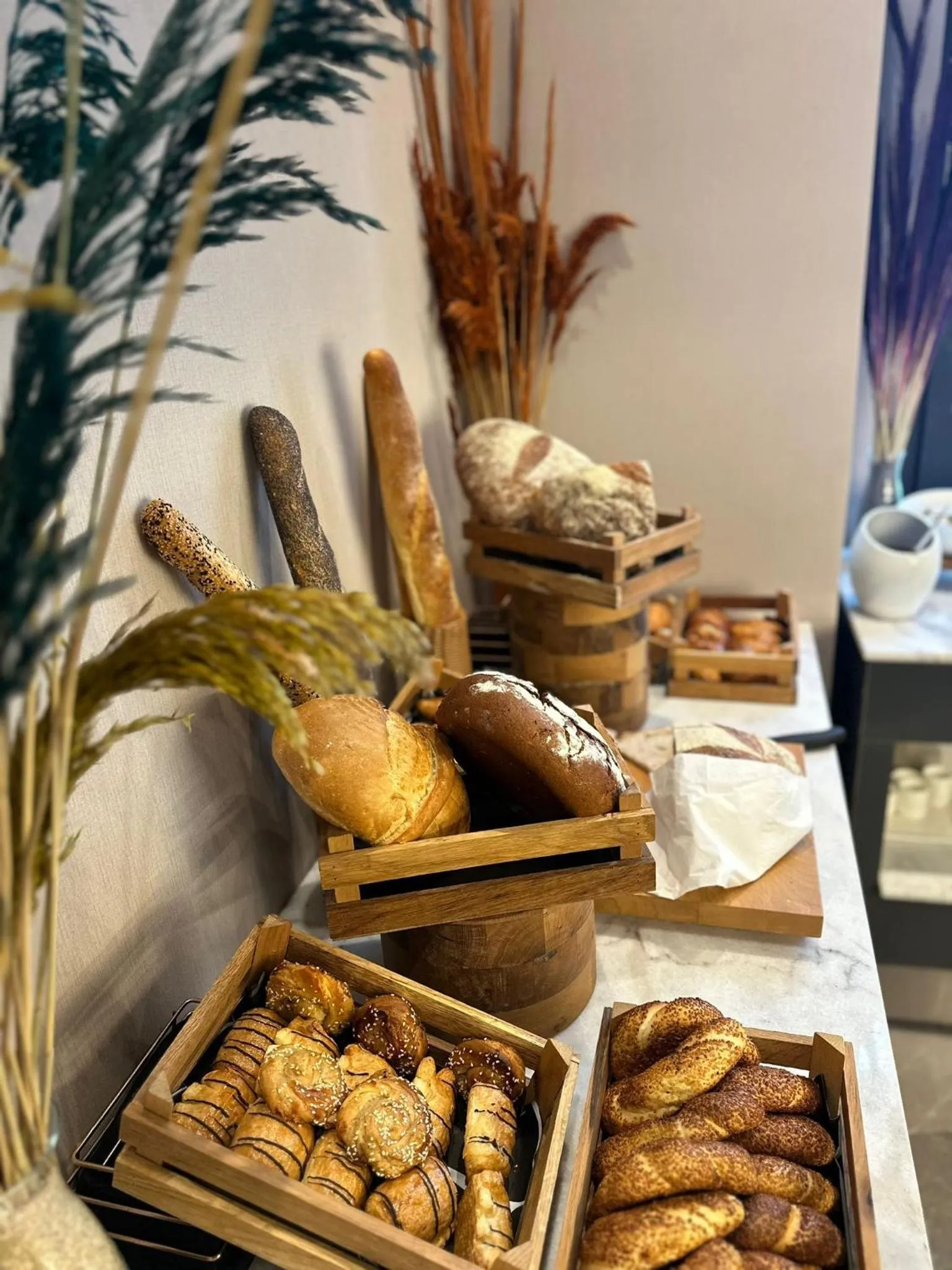 Buffet breakfast in THE NEST HOTEL