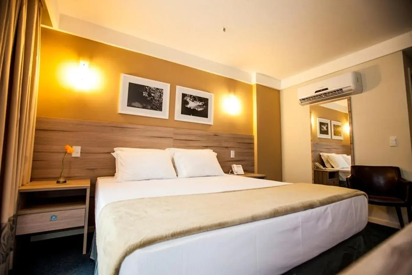 Premium Double - single occupancy - 1 King Bed and 1 Sofa bed in Intercity Teresópolis Premium Double - single occupancy - 1 King Bed and 1 Sofa bed in Intercity Teresópolis