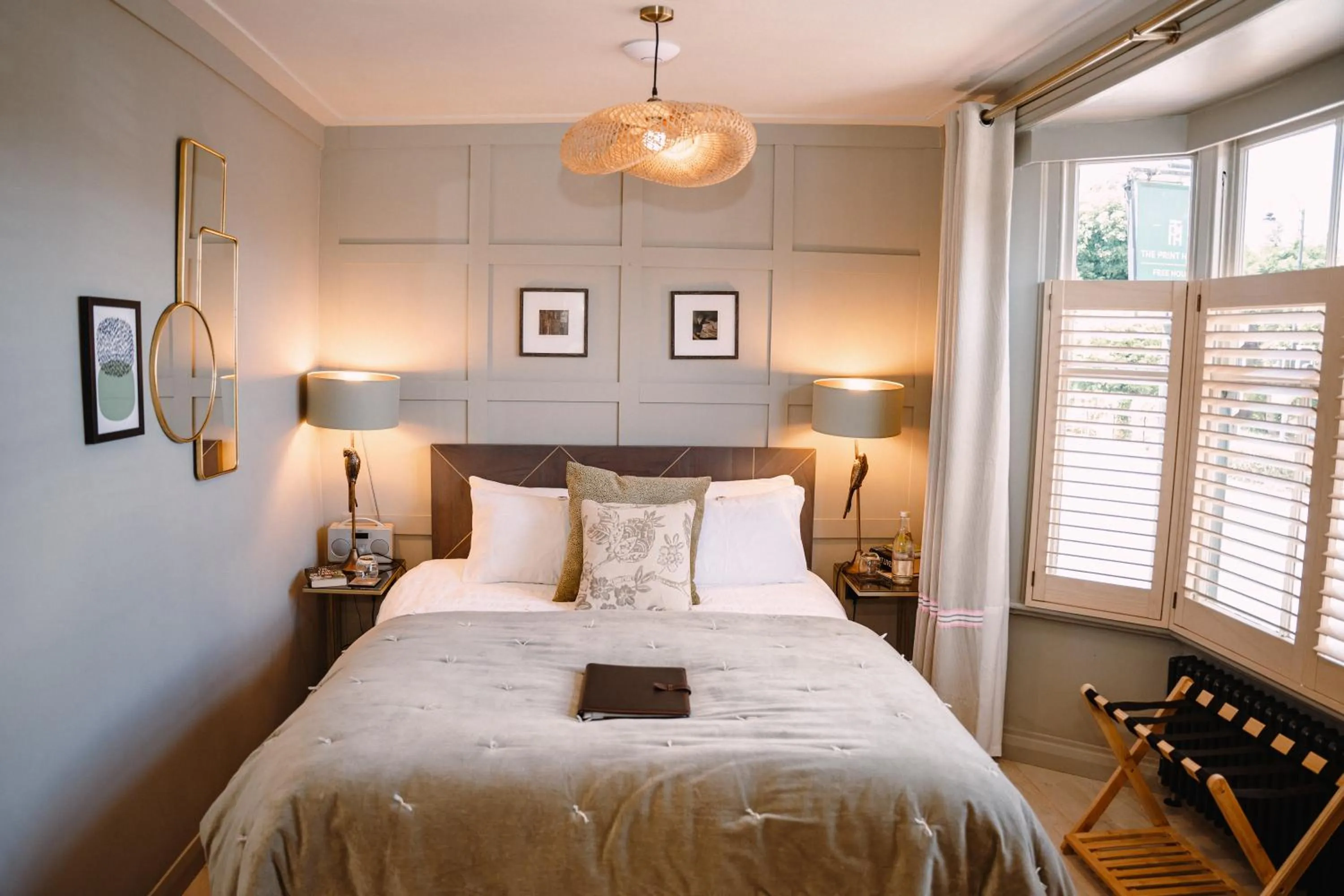 Bedroom, Bed in The Print House Inn