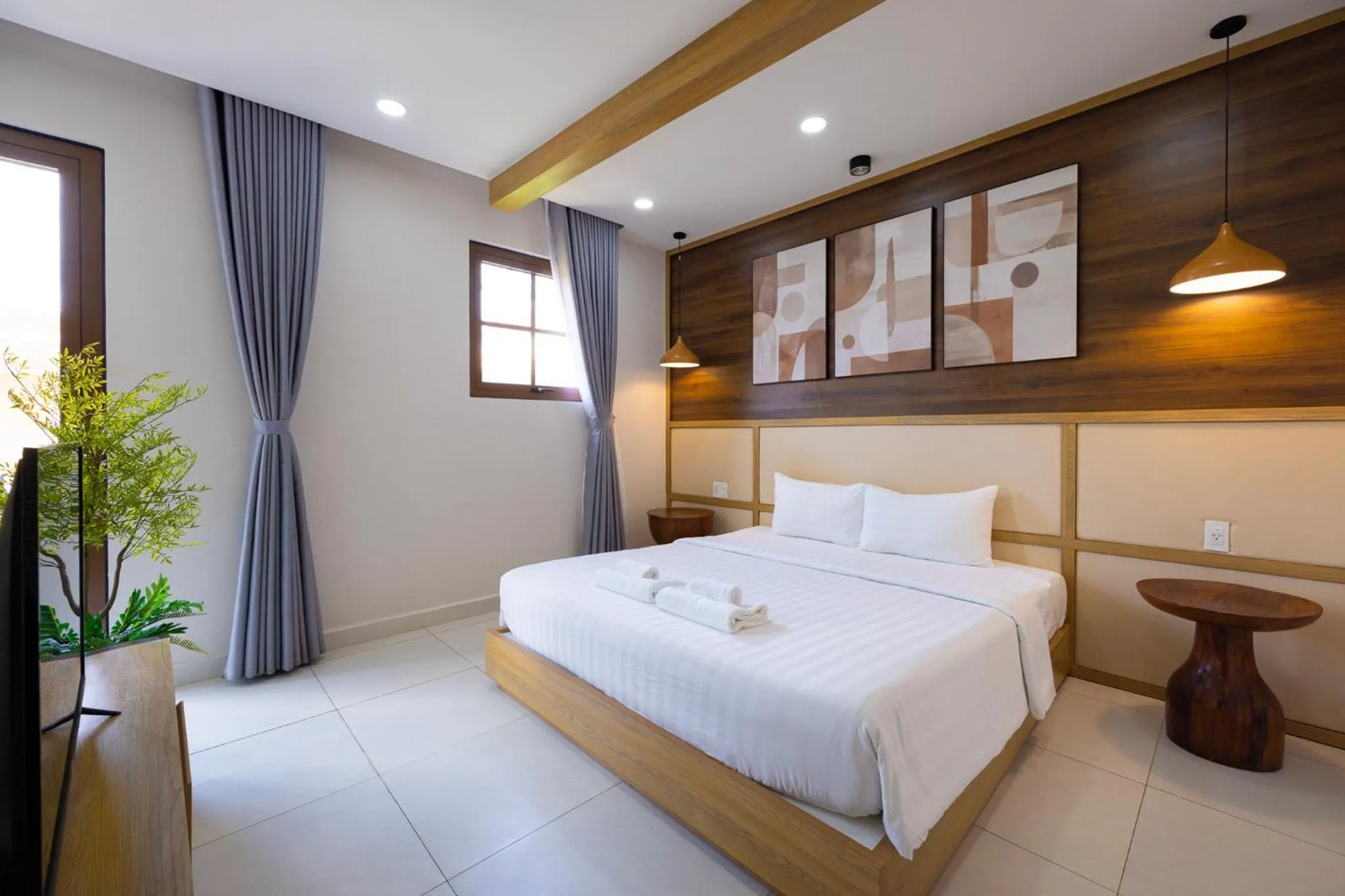 Photo of the whole room, Bed in Lotus Home Cafe