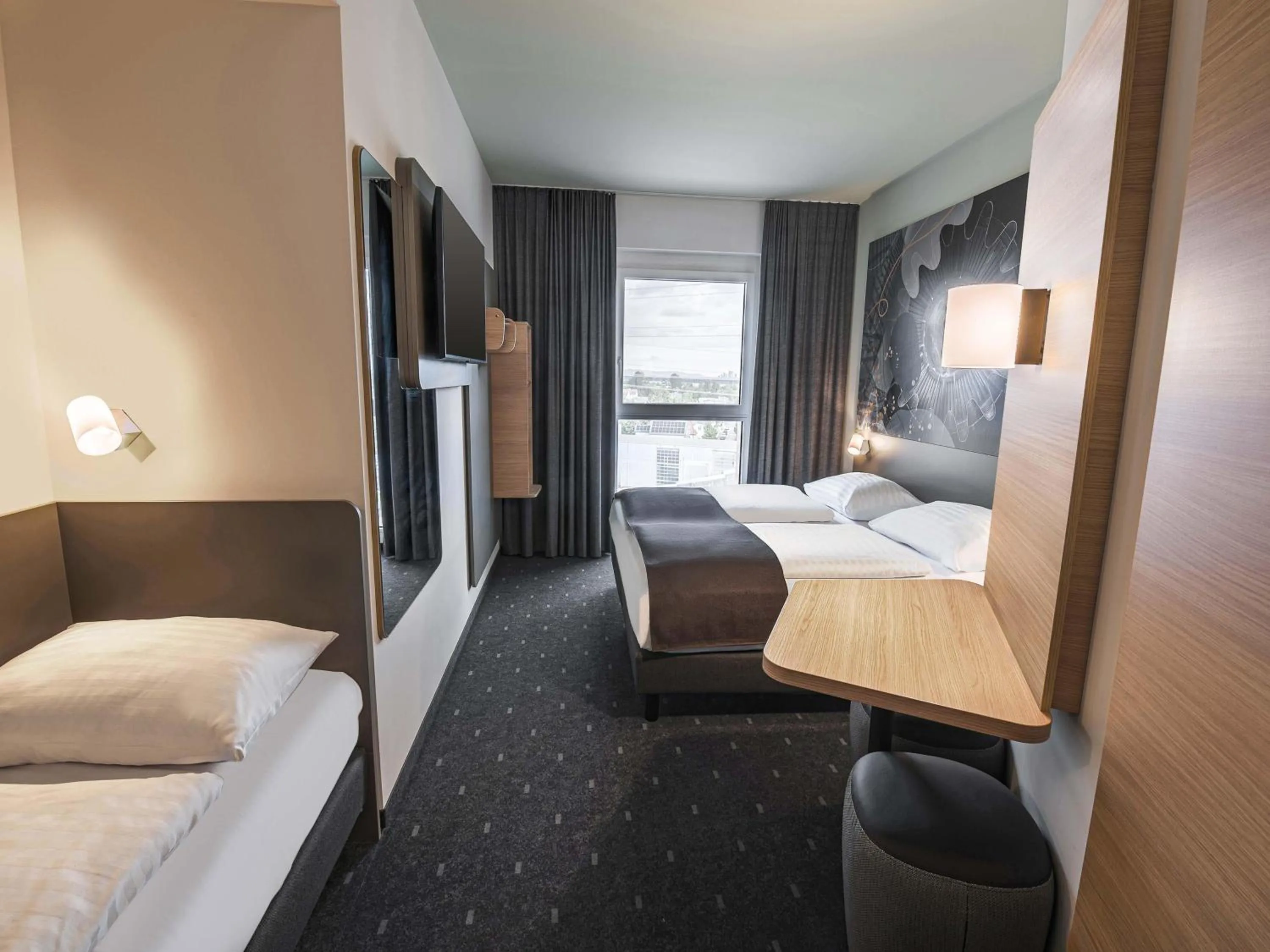 Photo of the whole room, Bed in B&B HOTEL Wiener Neudorf