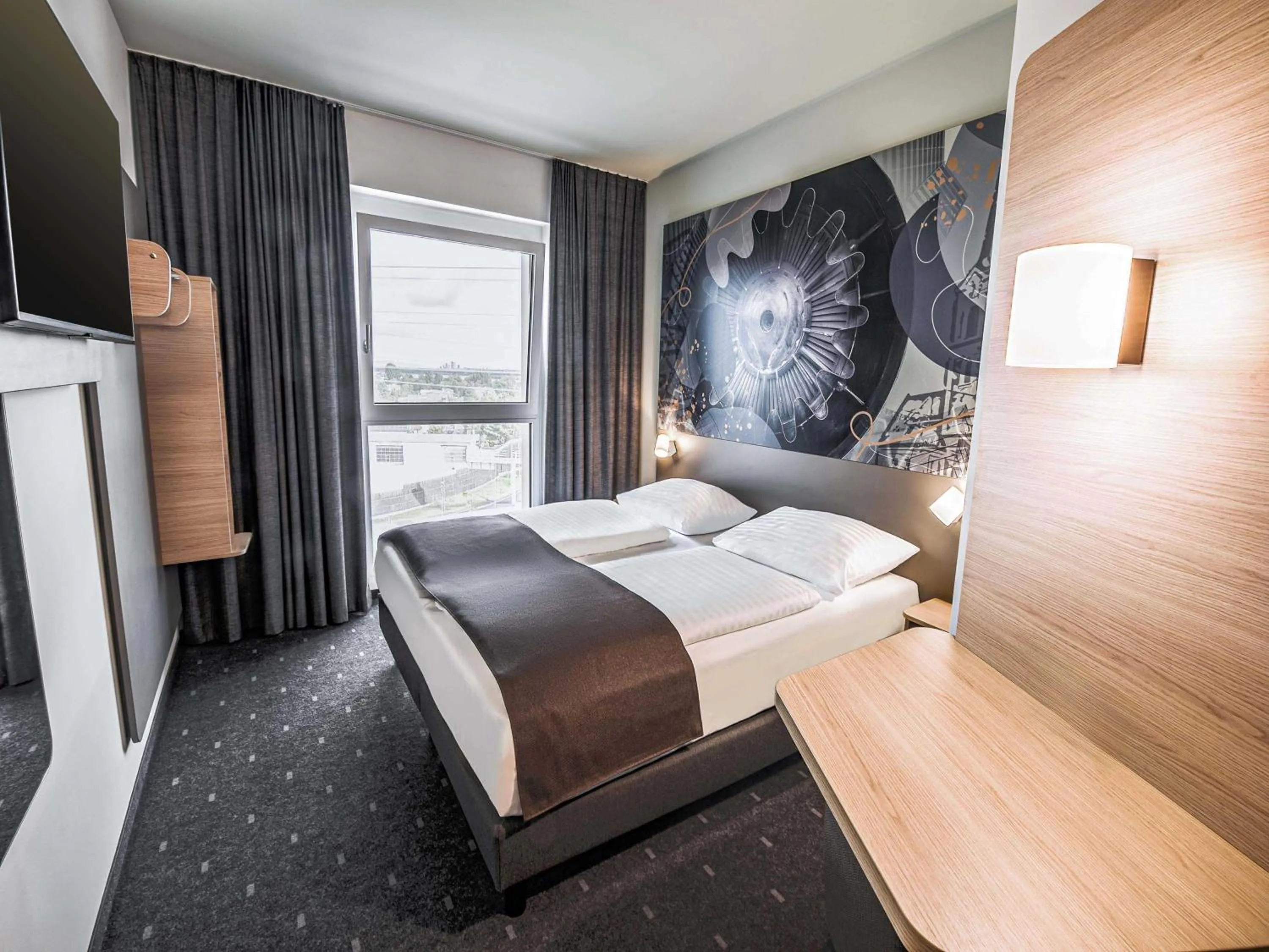 Photo of the whole room, Bed in B&B HOTEL Wiener Neudorf