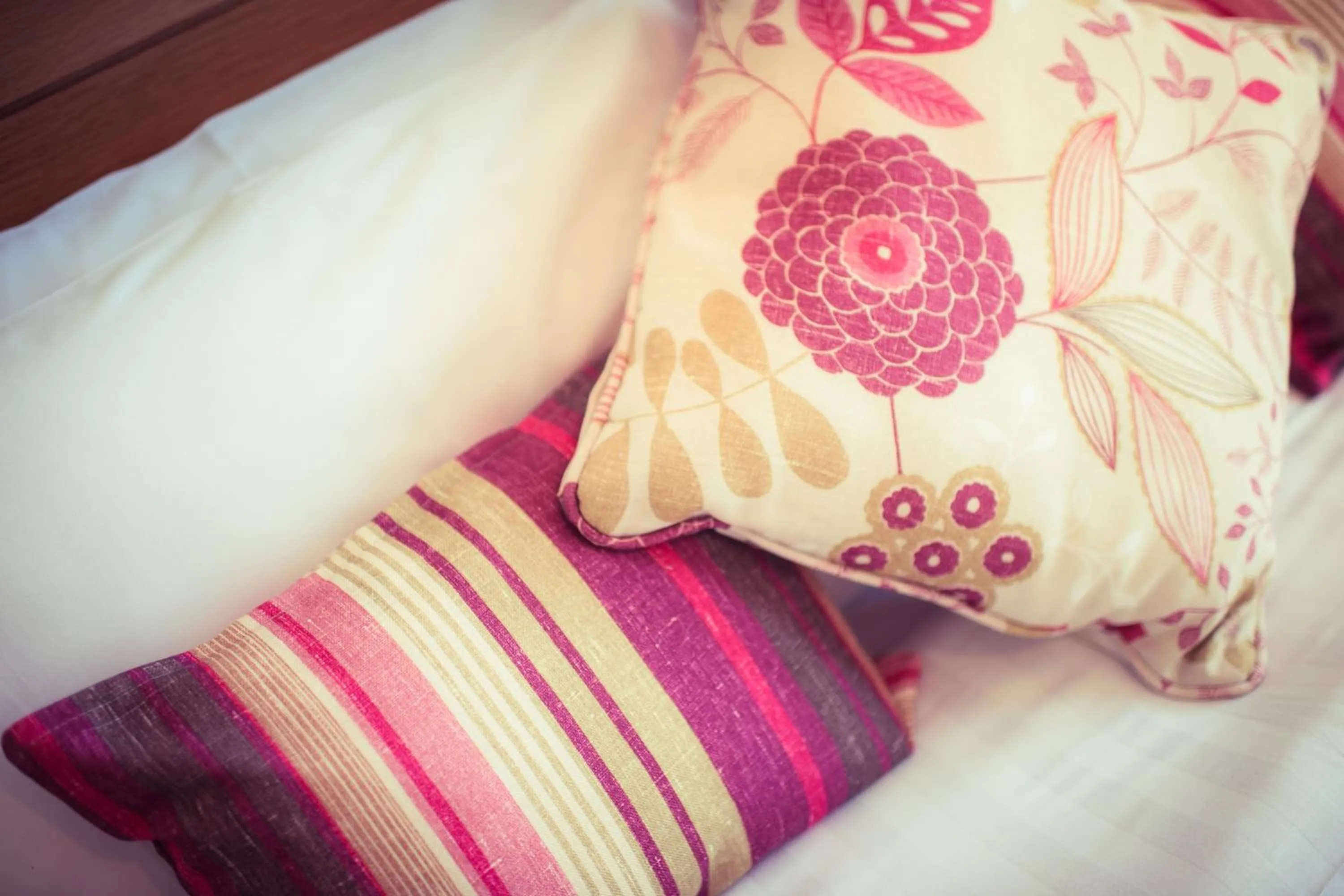 Decorative detail, Bed in Richmond Hotel