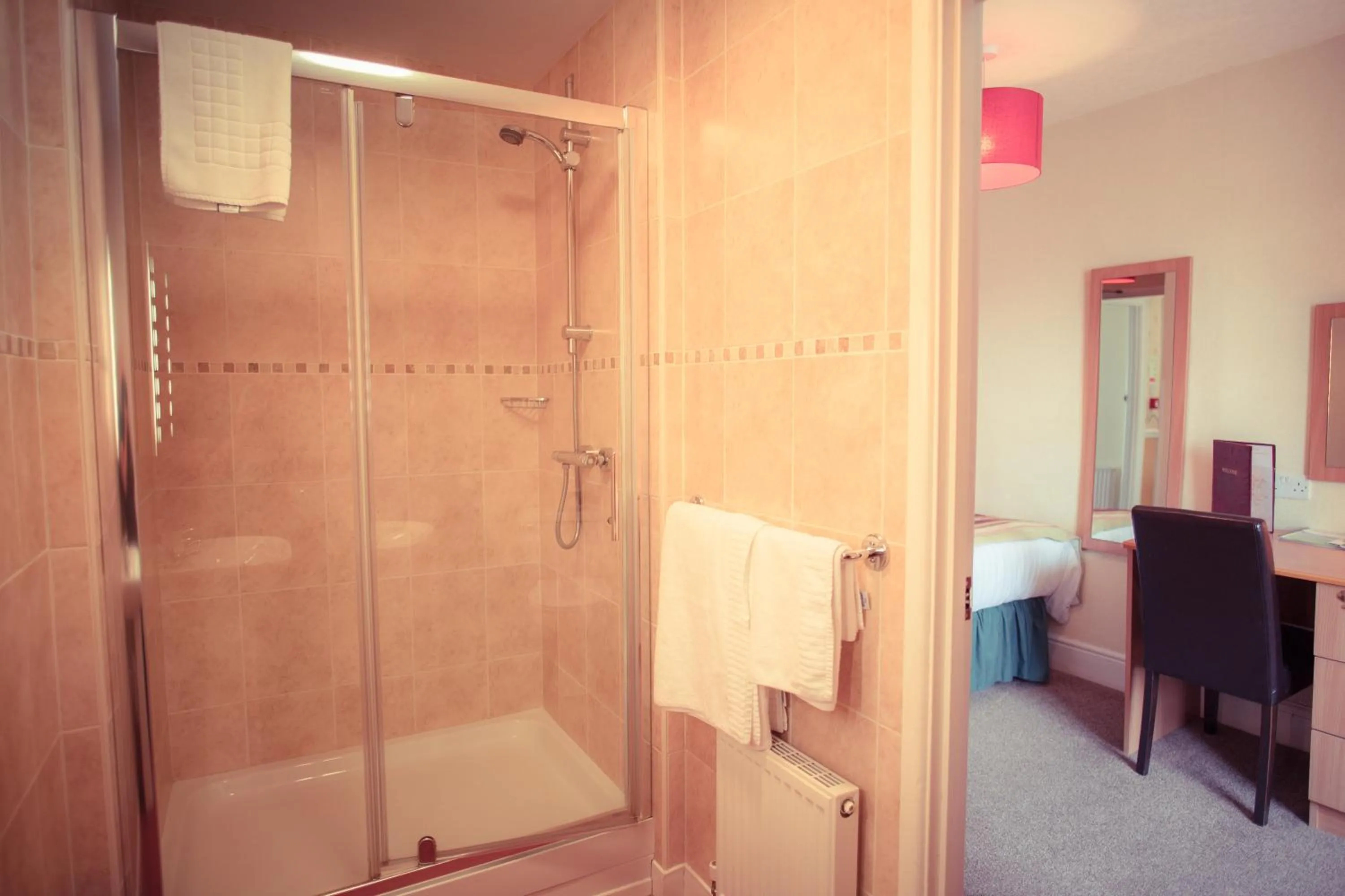 Shower in Richmond Hotel