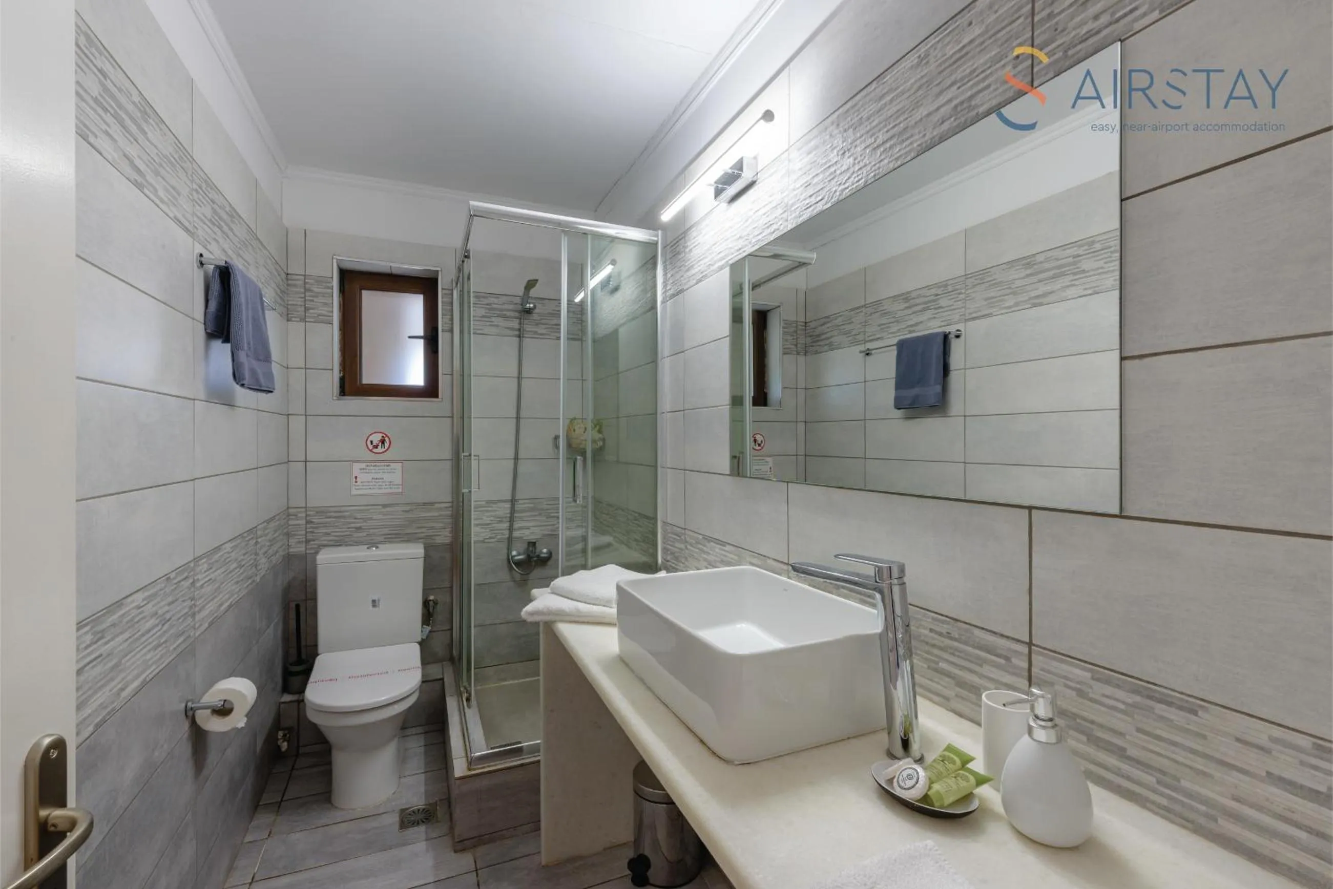 Shower in Ryze Apartments Airport by Airstay