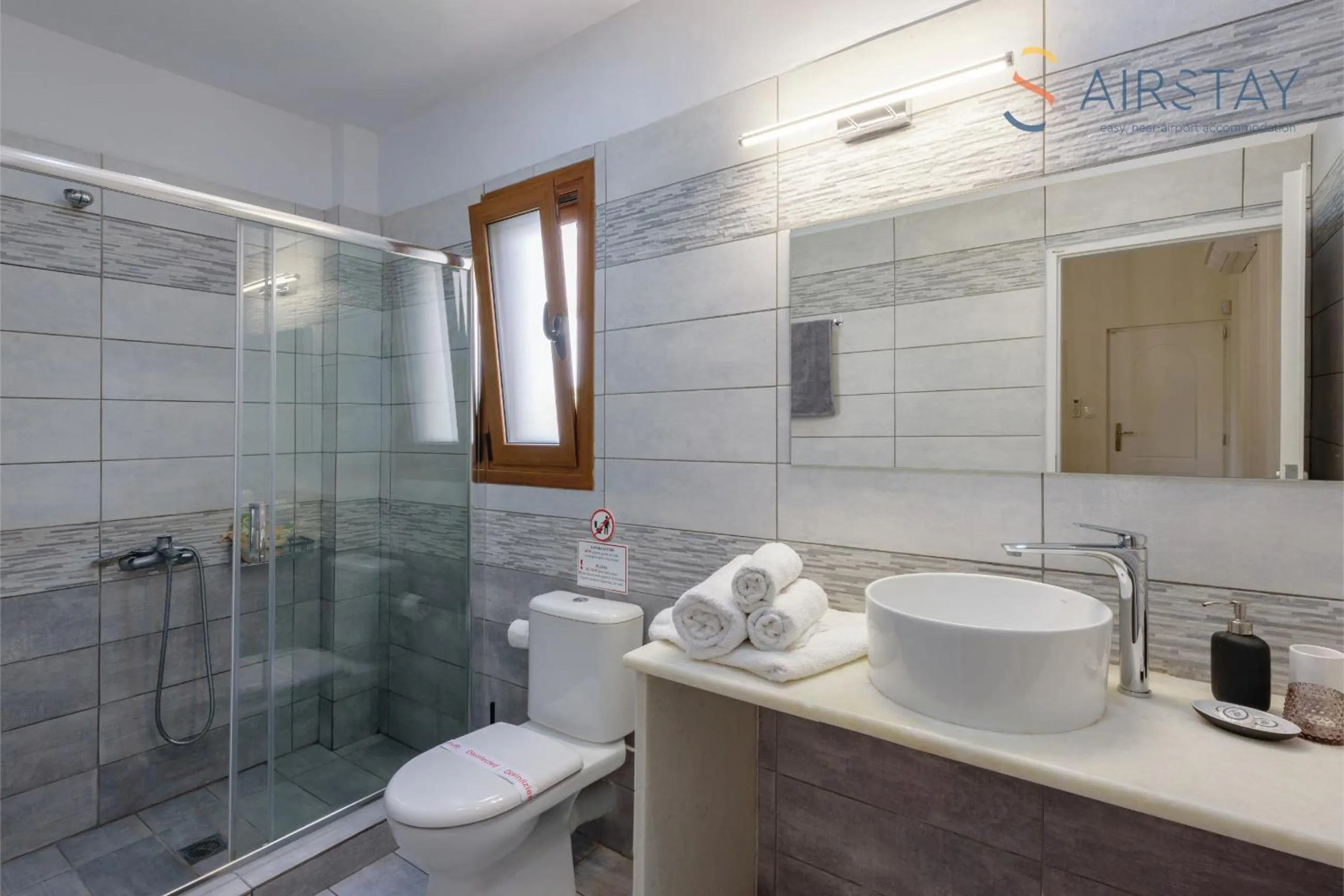 Shower in Ryze Apartments Airport by Airstay