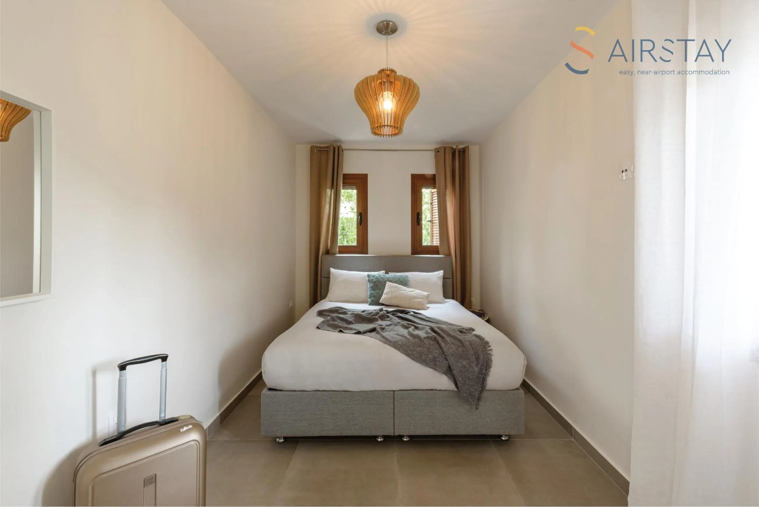 Bed in Ryze Apartments Airport by Airstay