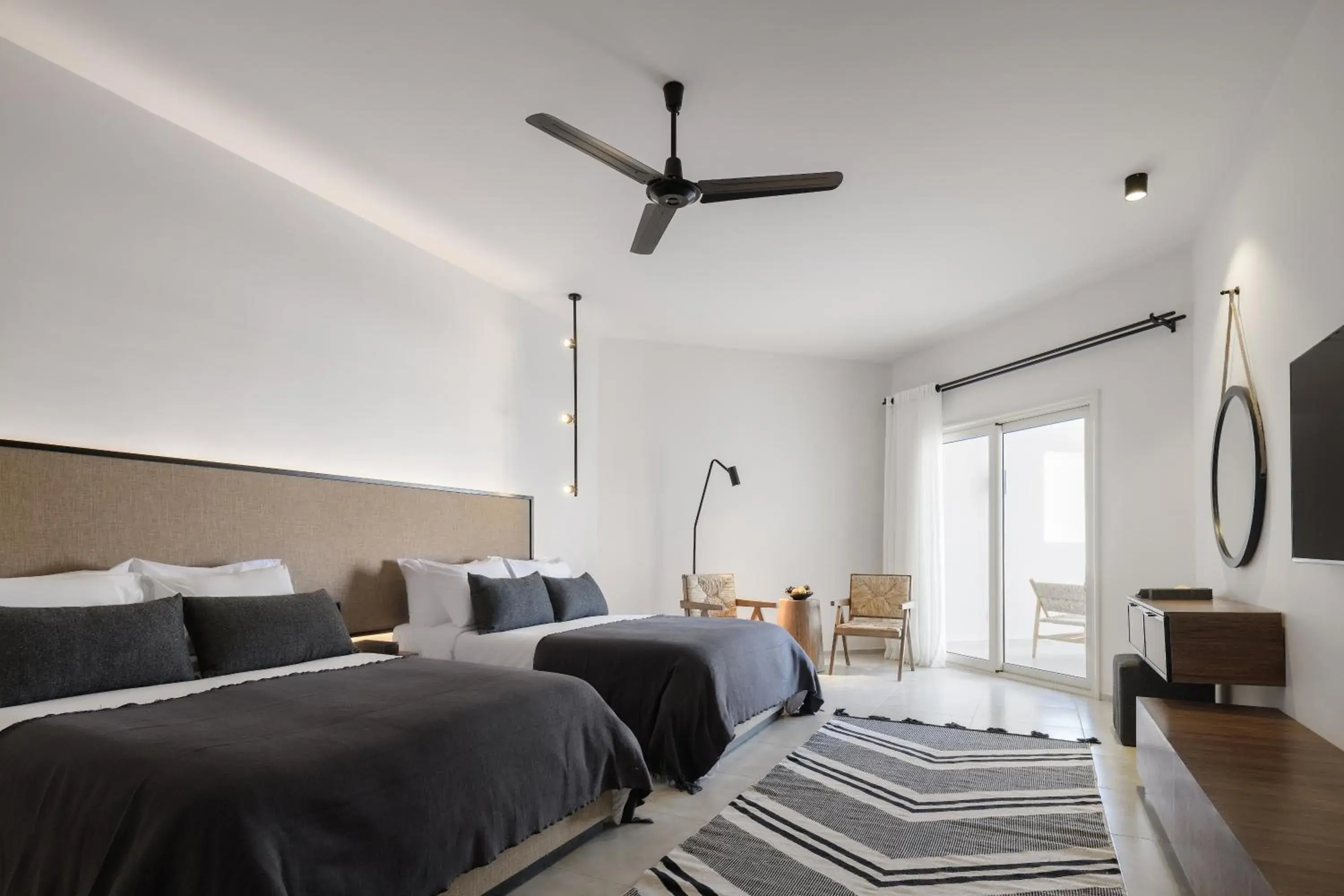 Deluxe Twin Room with Private Garden in Serry Beach Resort Deluxe Twin Room with Private Garden in Serry Beach Resort