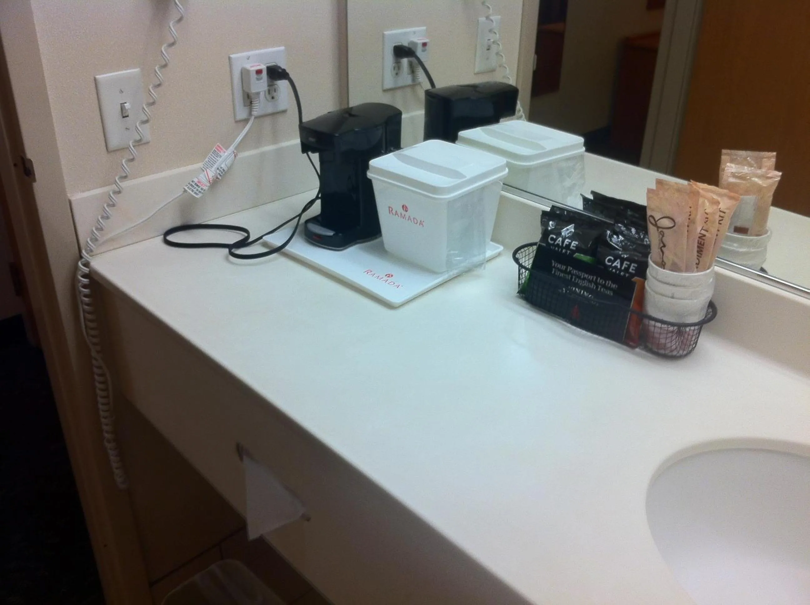 Bathroom in Ramada by Wyndham SeaTac Airport