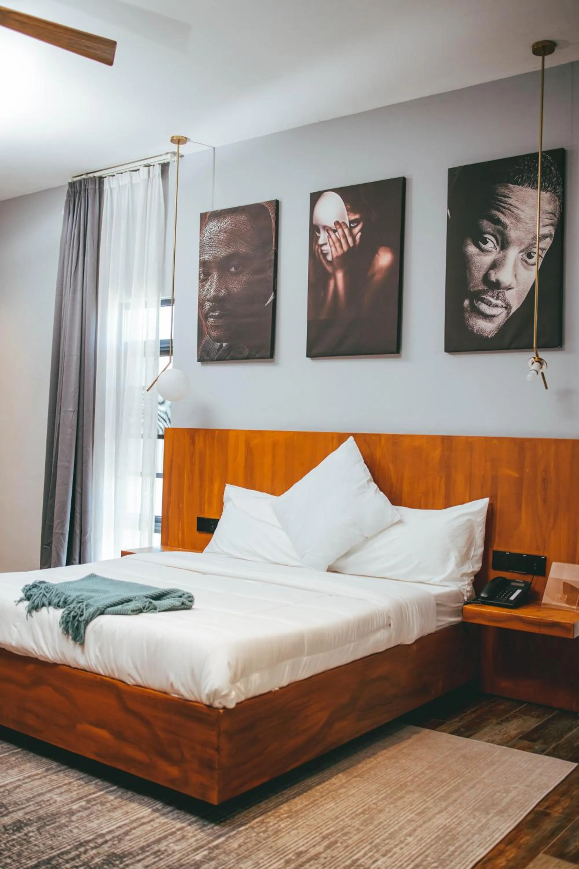 Bed in Burundi Palace Boutique Hotel