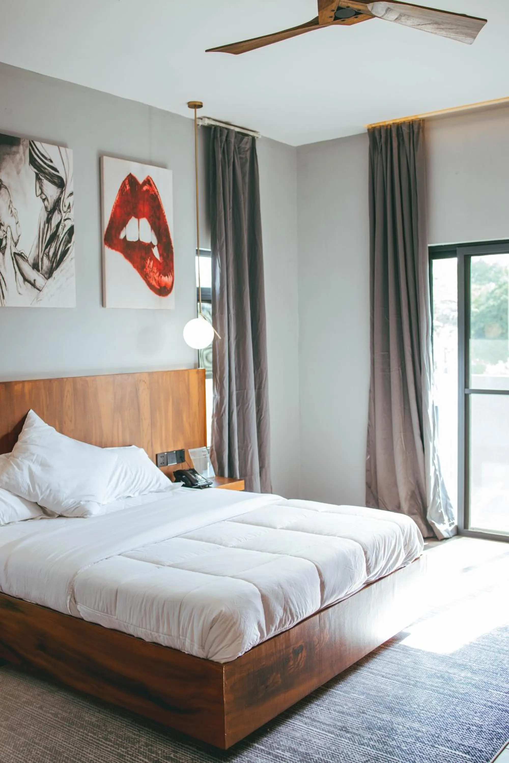 Bed in Burundi Palace Boutique Hotel