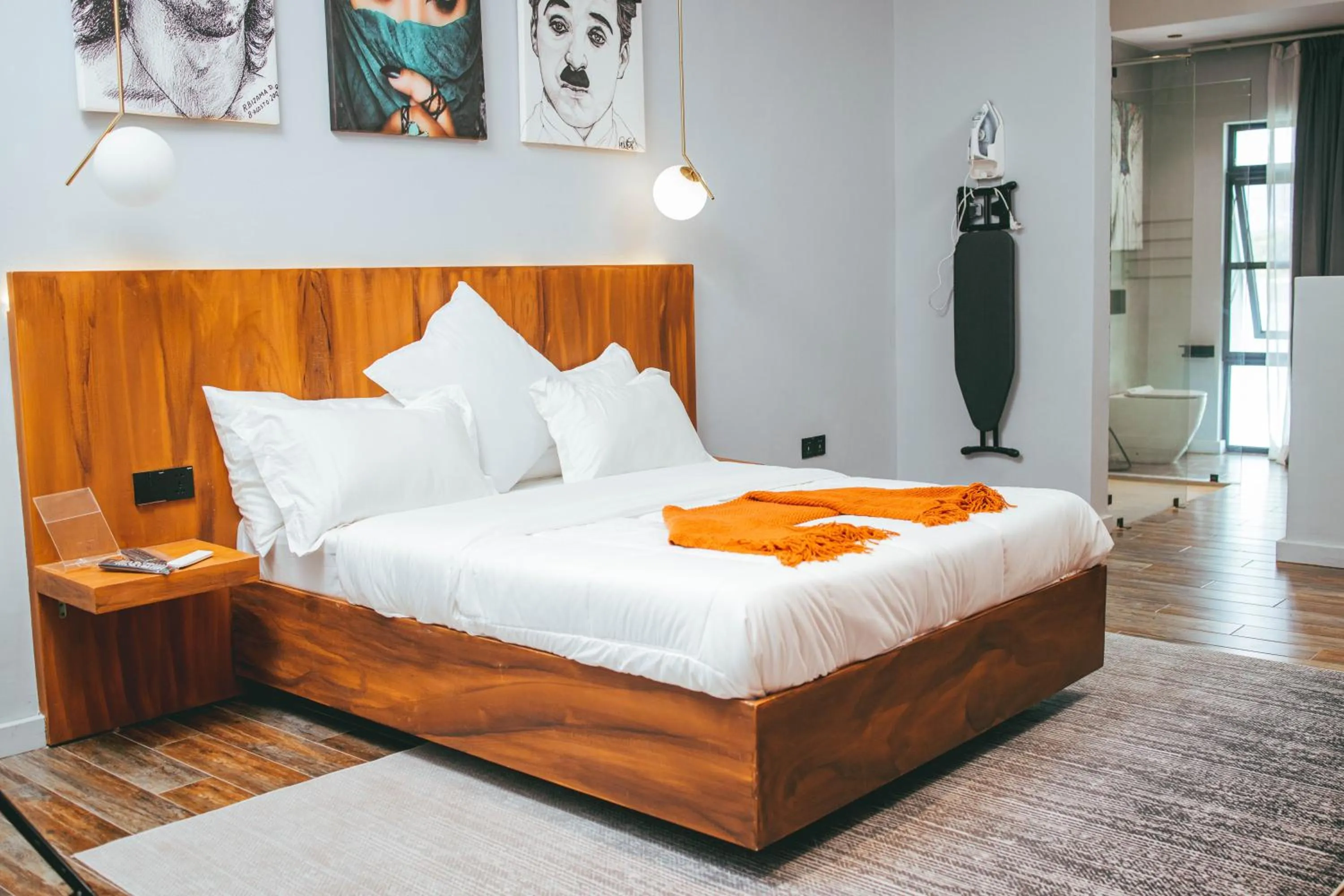 Bed in Burundi Palace Boutique Hotel