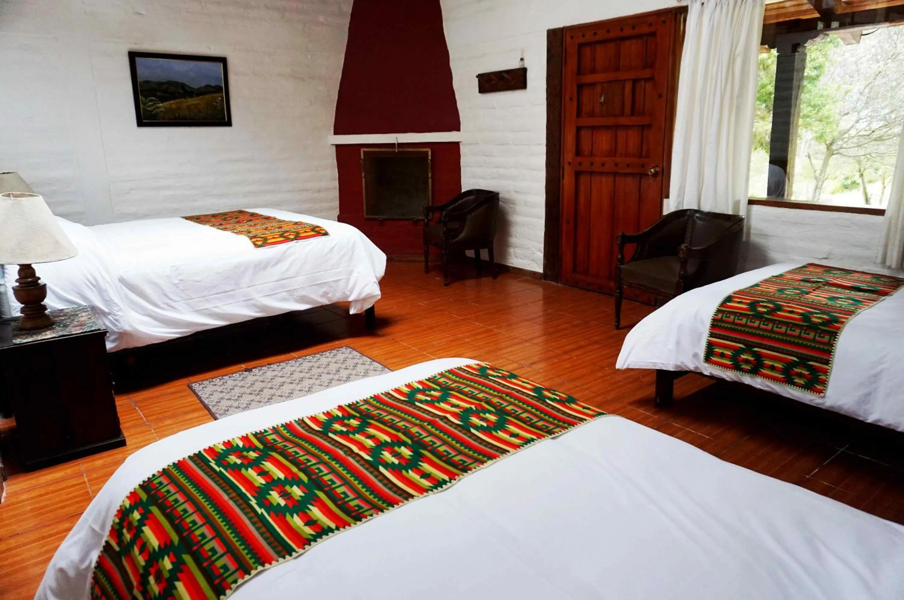 Bed in Hacienda Hostería San Luis