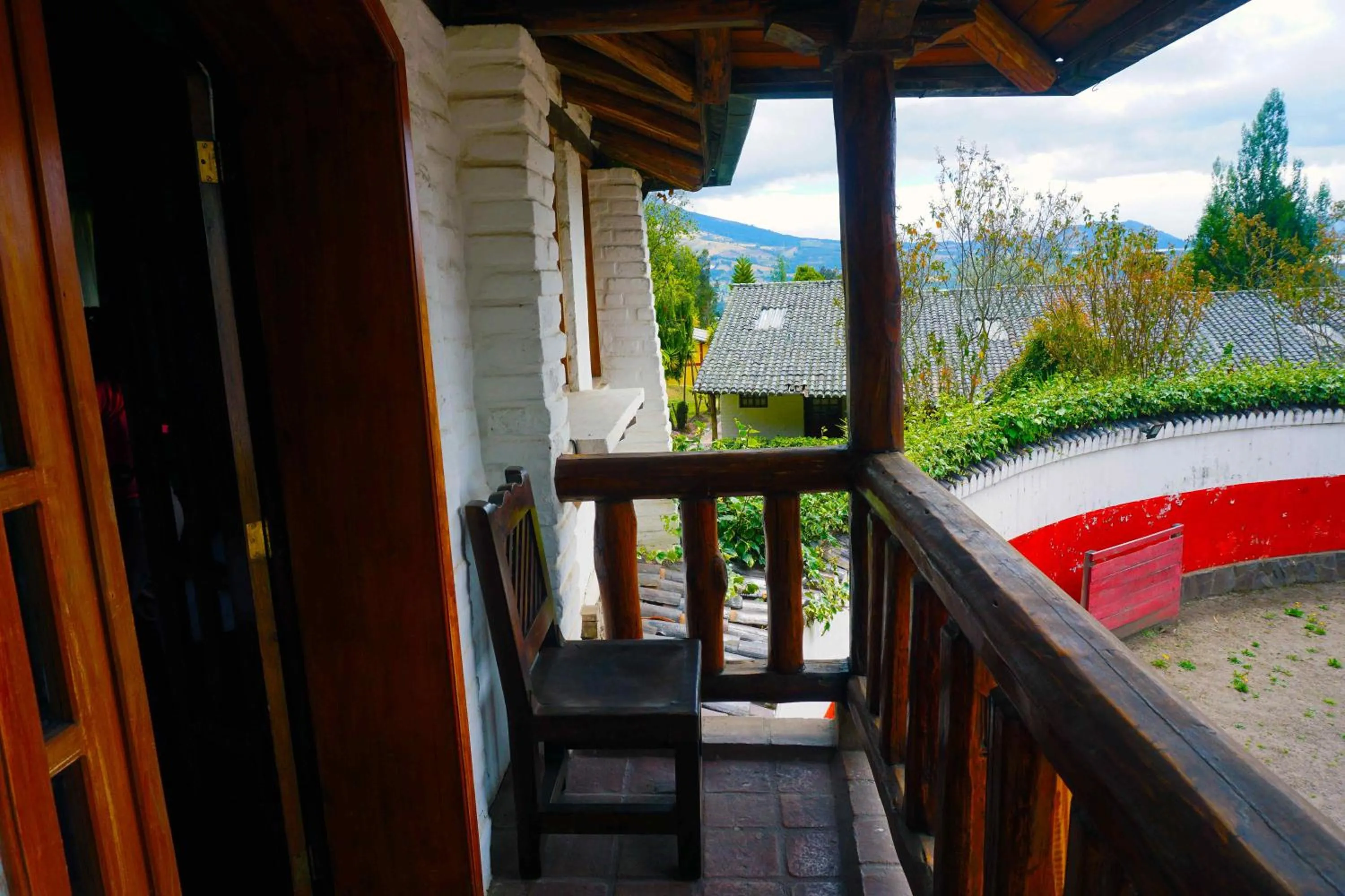 Balcony/Terrace in Hacienda Hostería San Luis