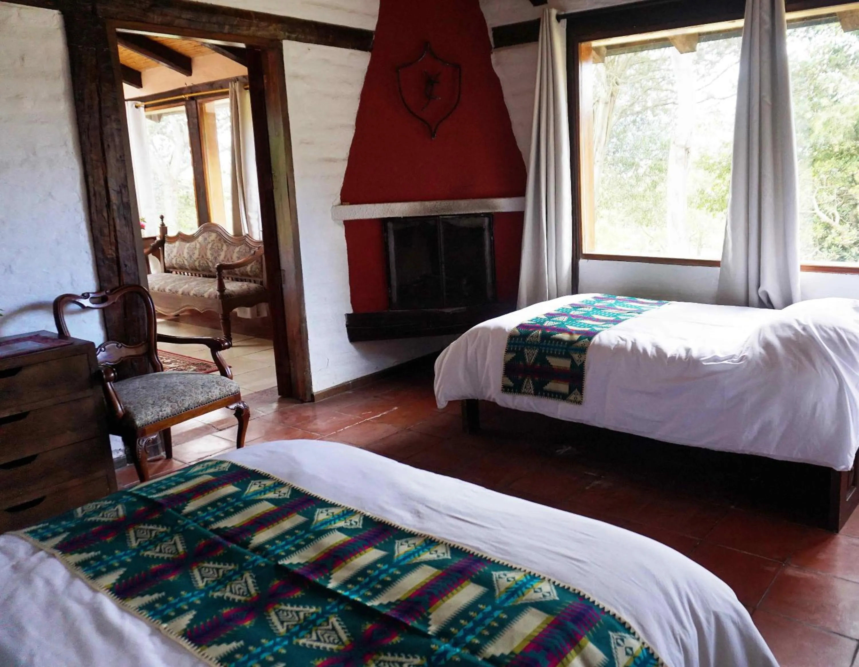 Bed in Hacienda Hostería San Luis