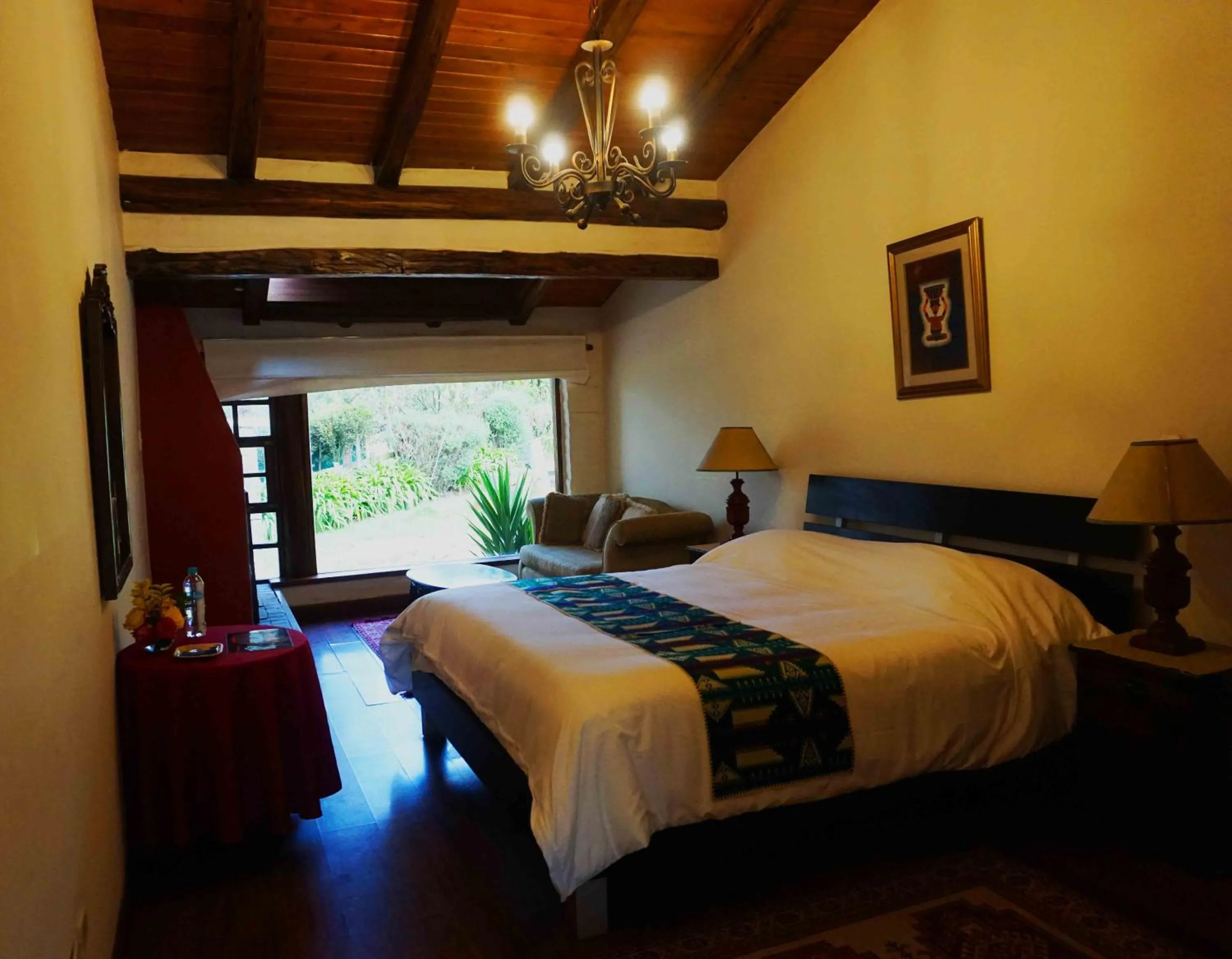 Bed in Hacienda Hostería San Luis