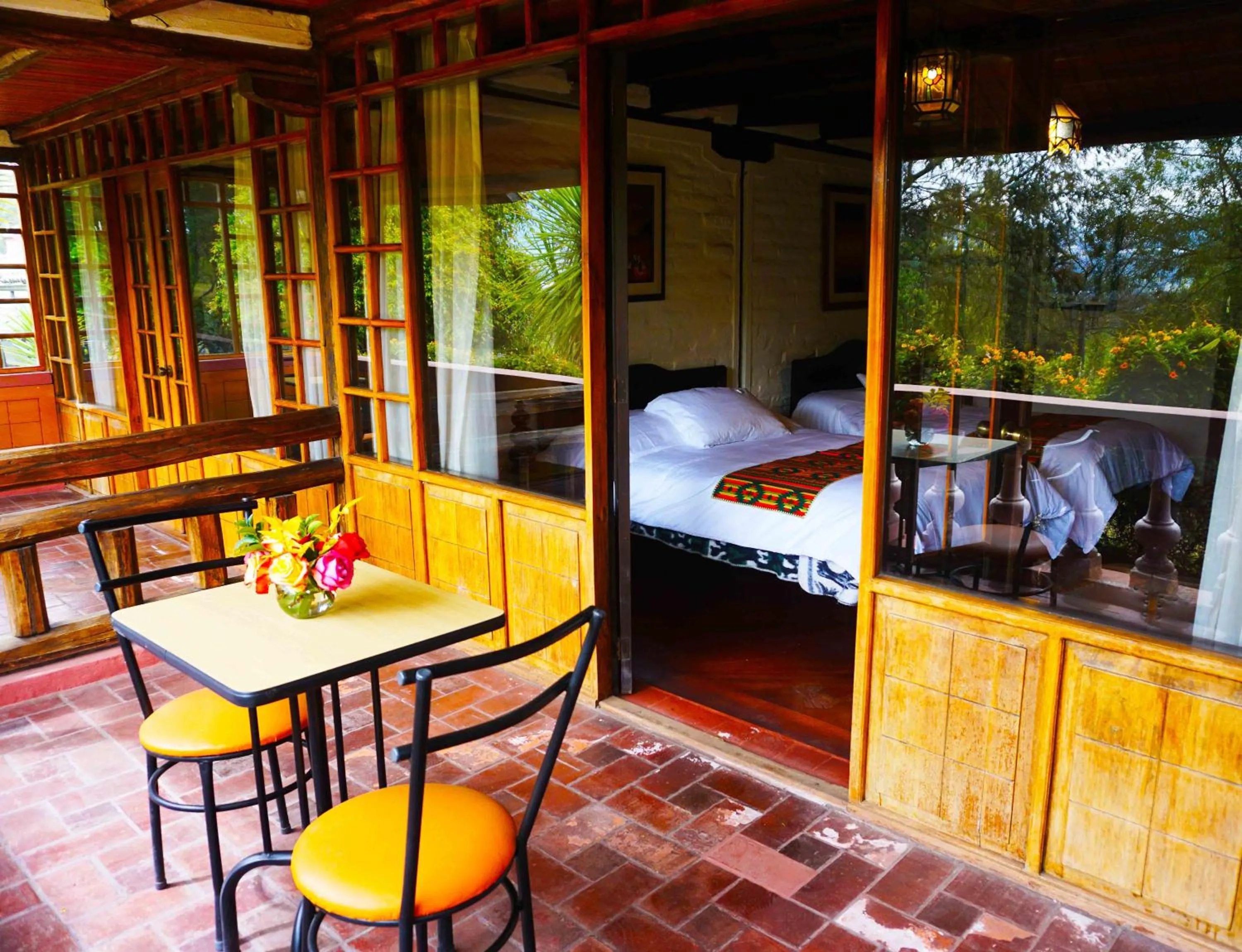 Bed in Hacienda Hostería San Luis